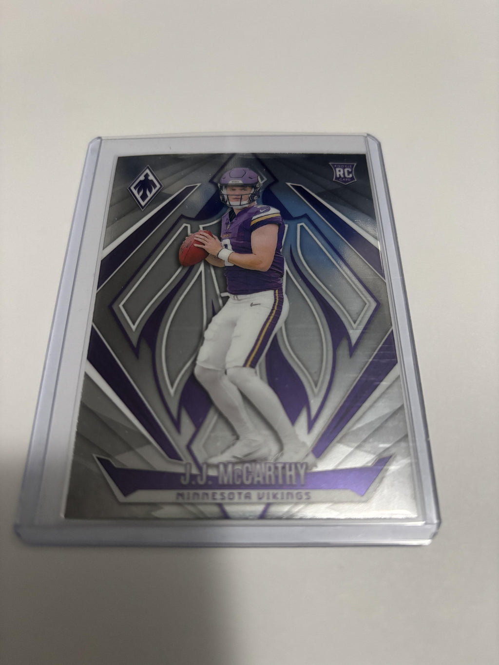 2024 Panini Phoenix J.J. McCarthy #185 RC Rookie Vikings Base Card