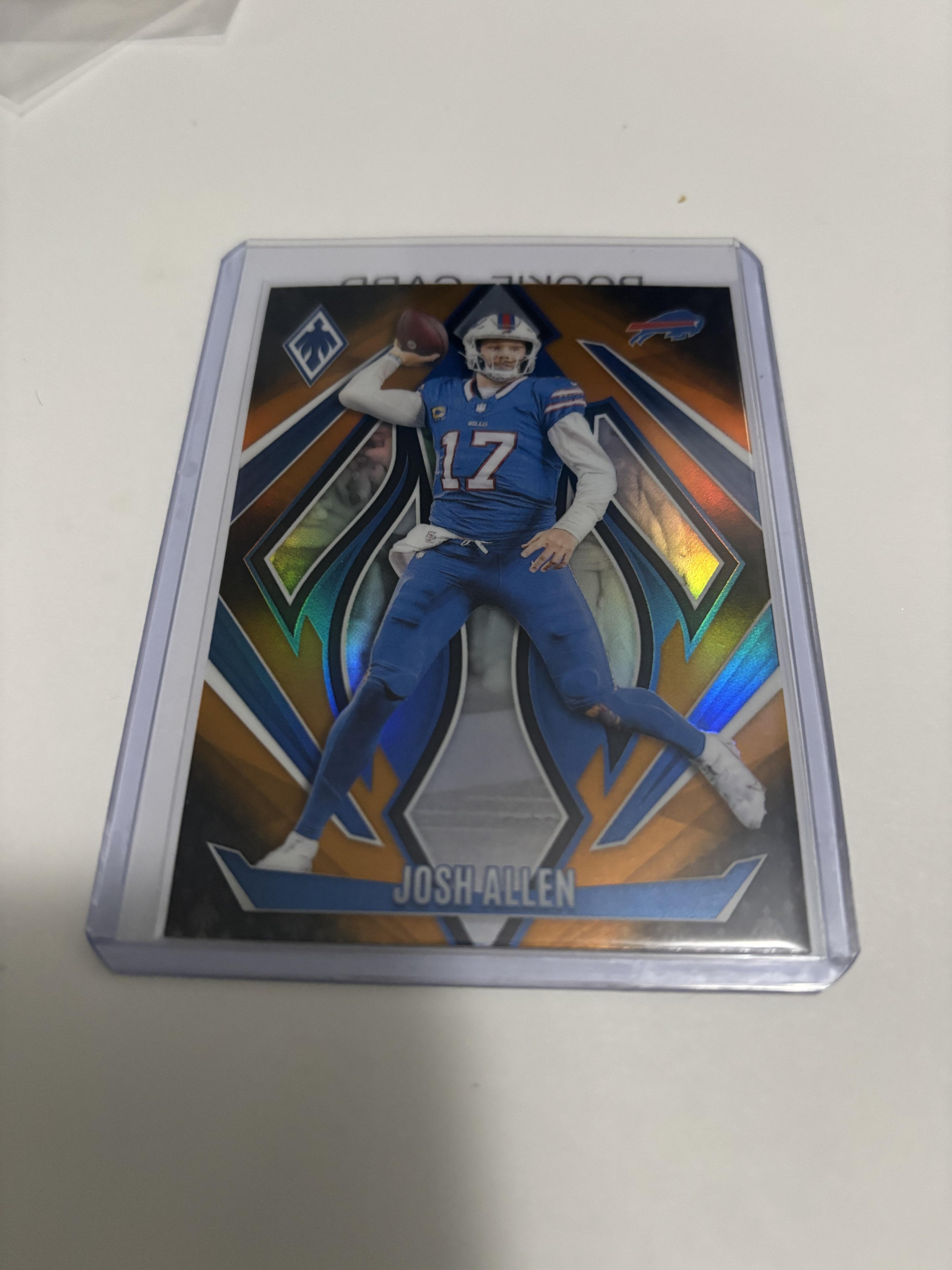 2024 Panini Phoenix Josh Allen #86 Fire Burst Parallel Buffalo Bills