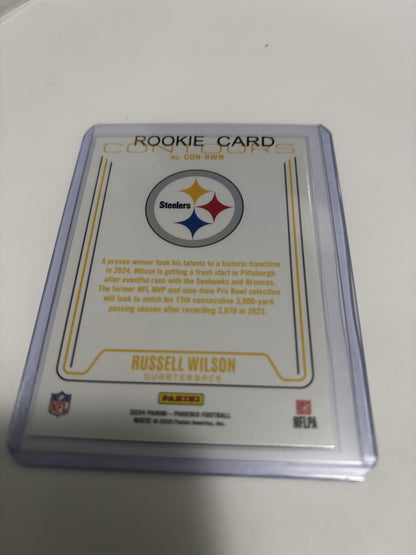 2024 Panini Phoenix Russell Wilson Contours Insert #CON-RWN Steelers