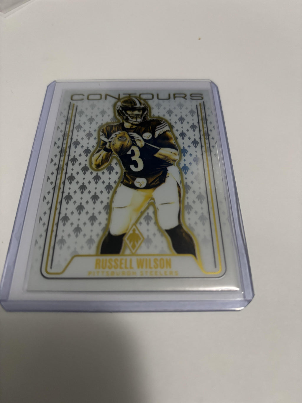 2024 Panini Phoenix Russell Wilson Contours Insert #CON-RWN Steelers