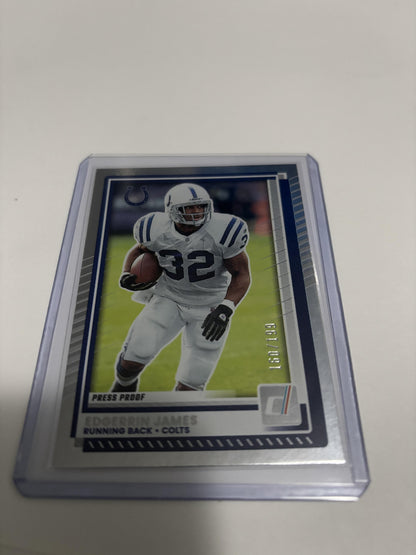 2025 Panini Donruss Edgerrin James #276 Press Proof Silver /199