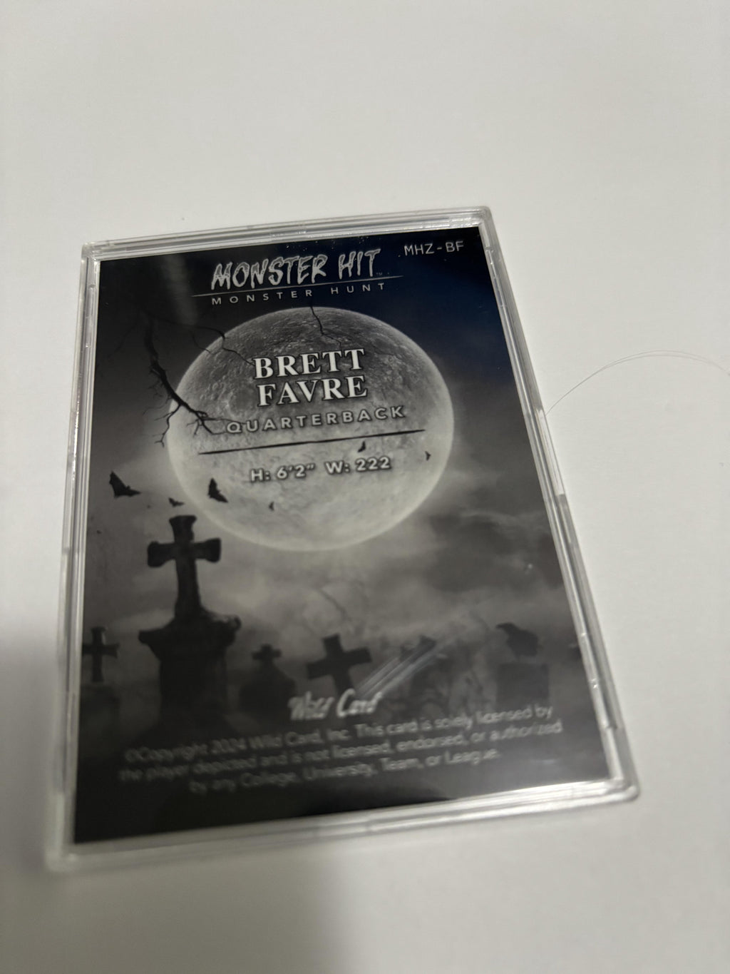 2024 Wild Card Monster Hit Monster Hunt BRETT FAVRE 1/1 One of One Packers