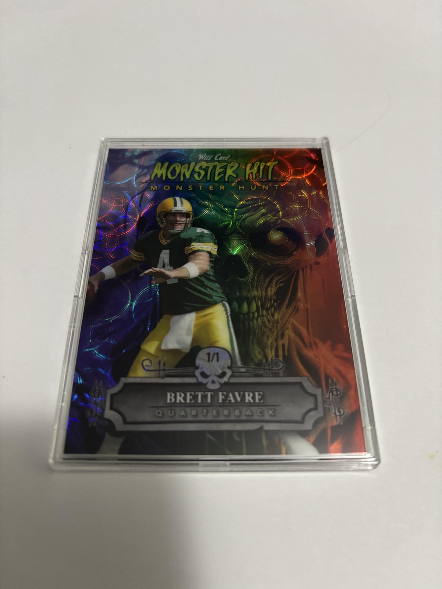 2024 Wild Card Monster Hit Monster Hunt BRETT FAVRE 1/1 One of One Packers