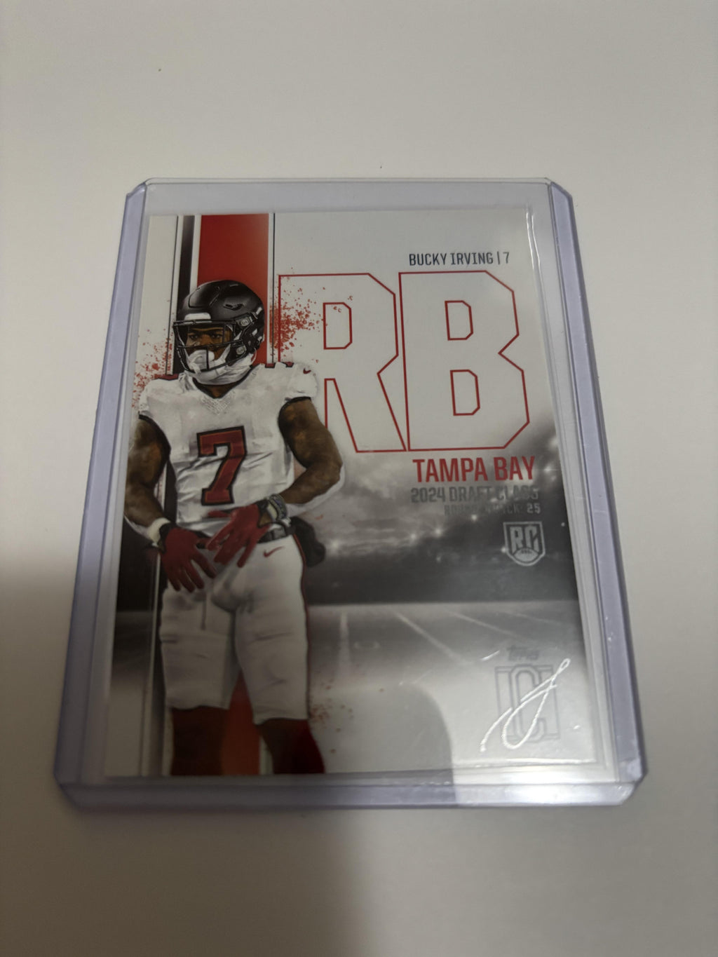 2024 Topps Composite Football Signature Class Bucky Irving Rookie RC #184 Bucs