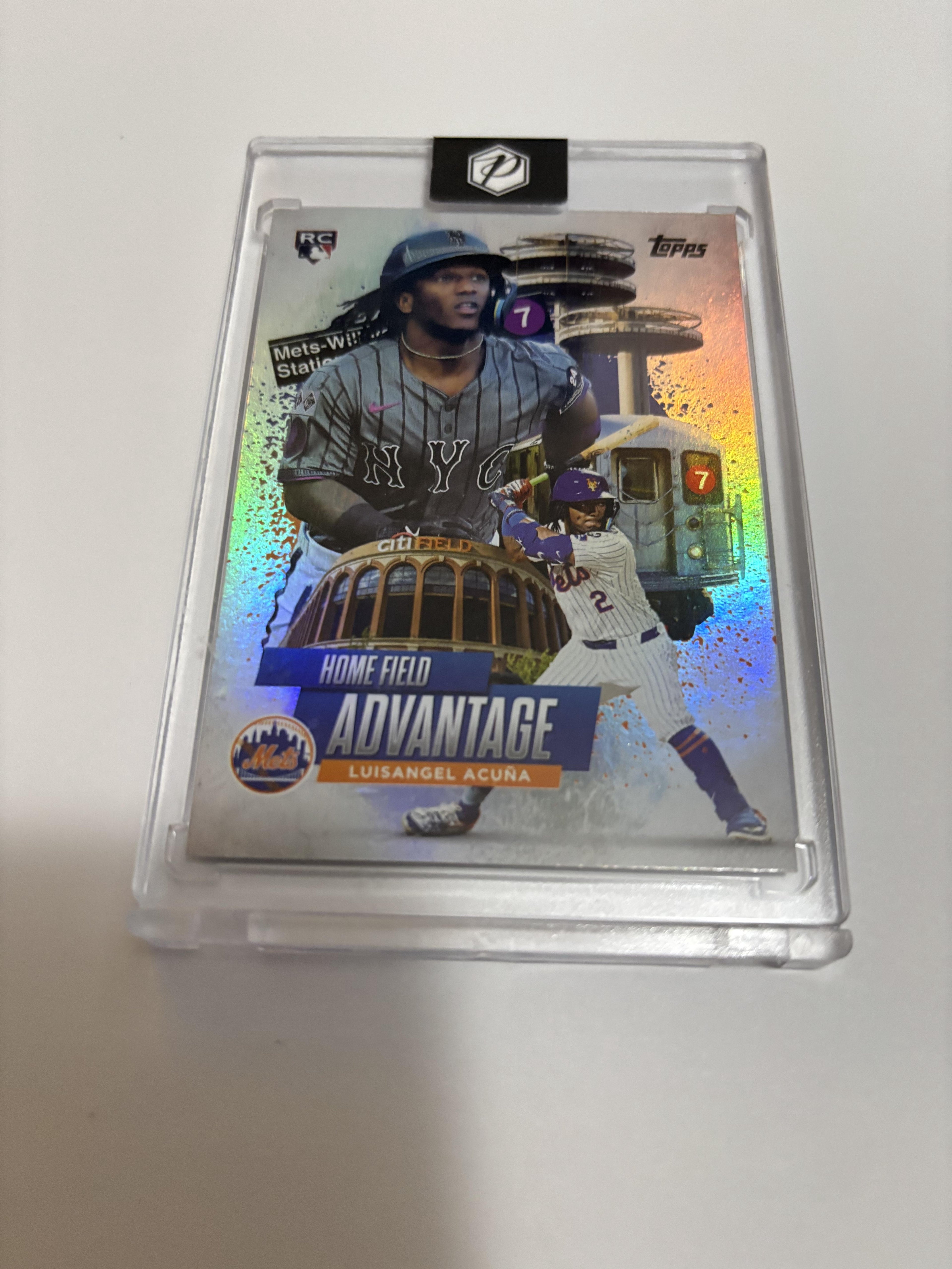 2025 Topps Series 1 Luisangel Acuna Home Field Advantage HFA Case Hit SSP RC