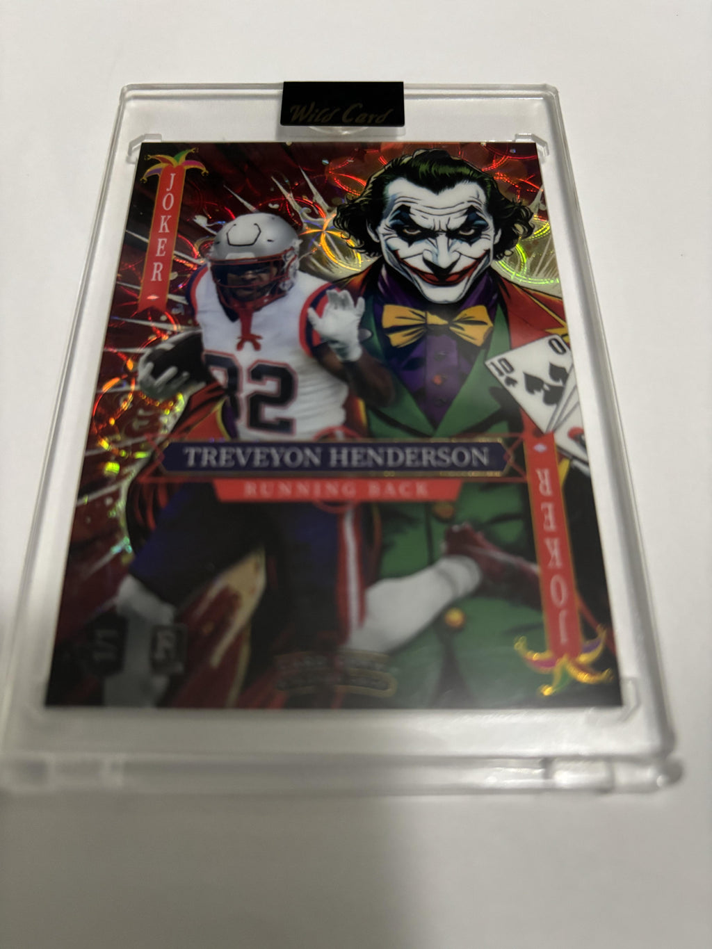 2025 Wild Card 5 Card Draw TreVeyon Henderson 1/1 JOKERS WILD RC Prospect