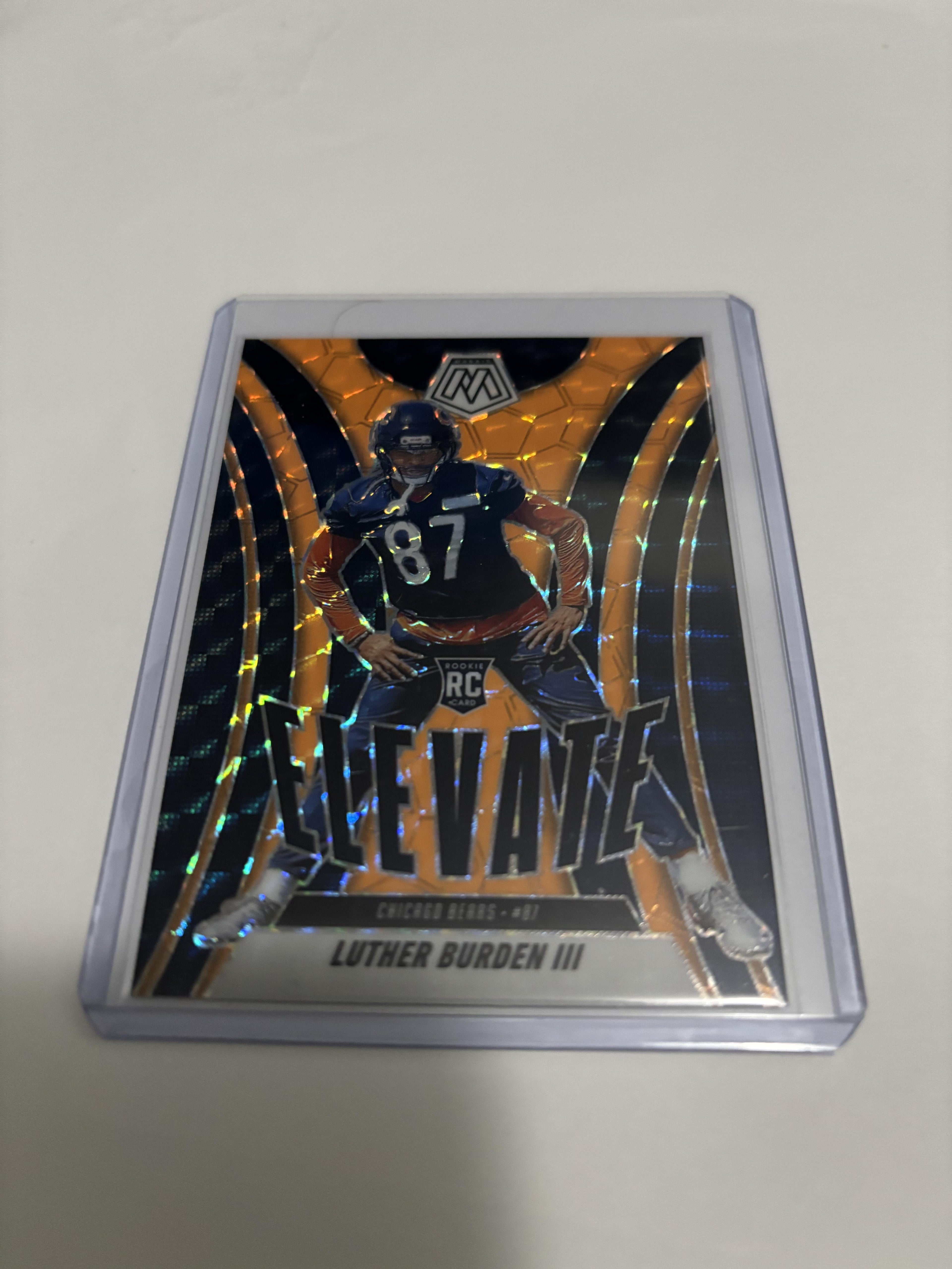 2025 Panini Mosaic Luther Burden III Elevate Insert #7 RC Chicago Bears WR Draft