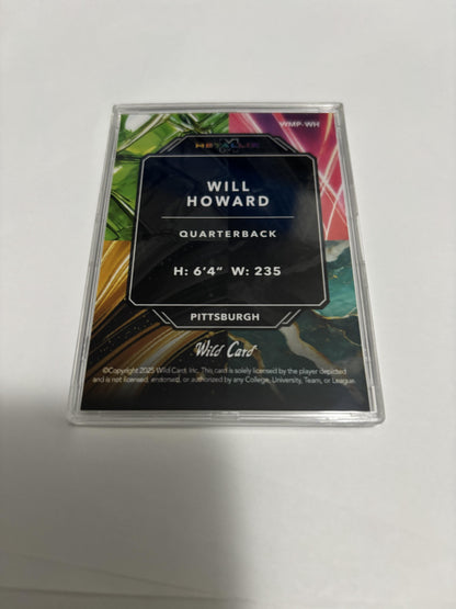 2025 Wild Card Metallix Will Howard 2/2 SSP Rare RC Black Silver Ohio State QB