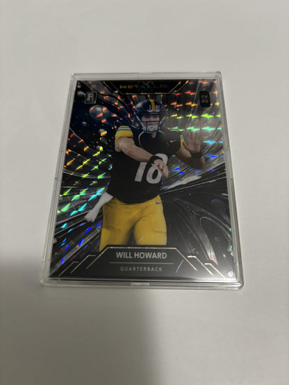2025 Wild Card Metallix Will Howard 2/2 SSP Rare RC Black Silver Ohio State QB