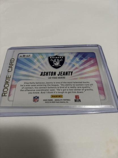 2025 Panini Absolute Hog Heaven Ashton Jeanty RC #HH-AJY Raiders Rookie Card