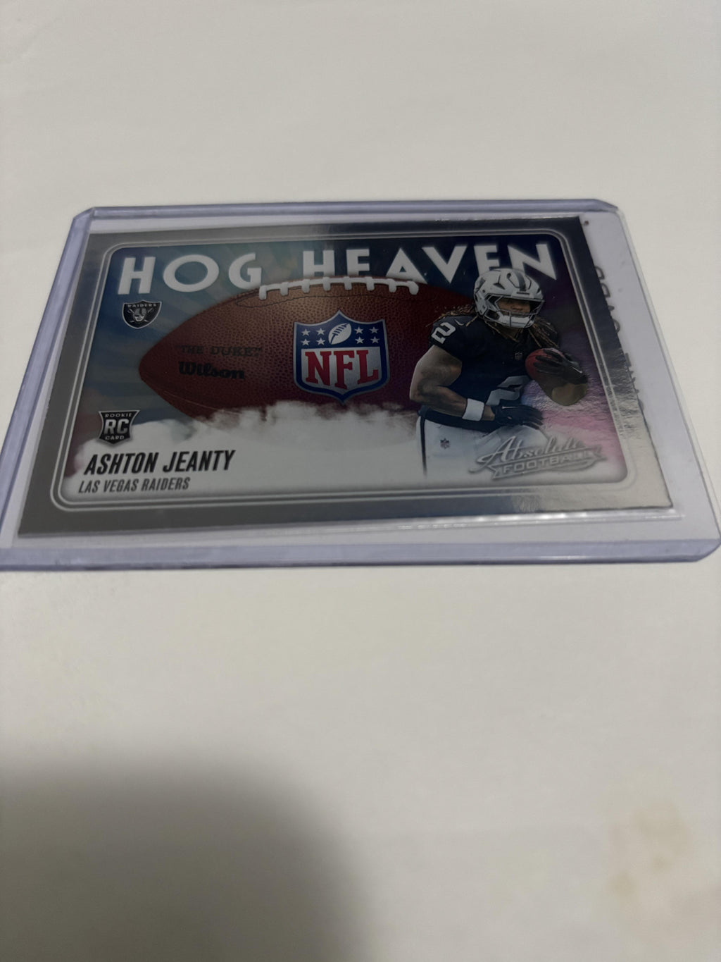 2025 Panini Absolute Hog Heaven Ashton Jeanty RC #HH-AJY Raiders Rookie Card