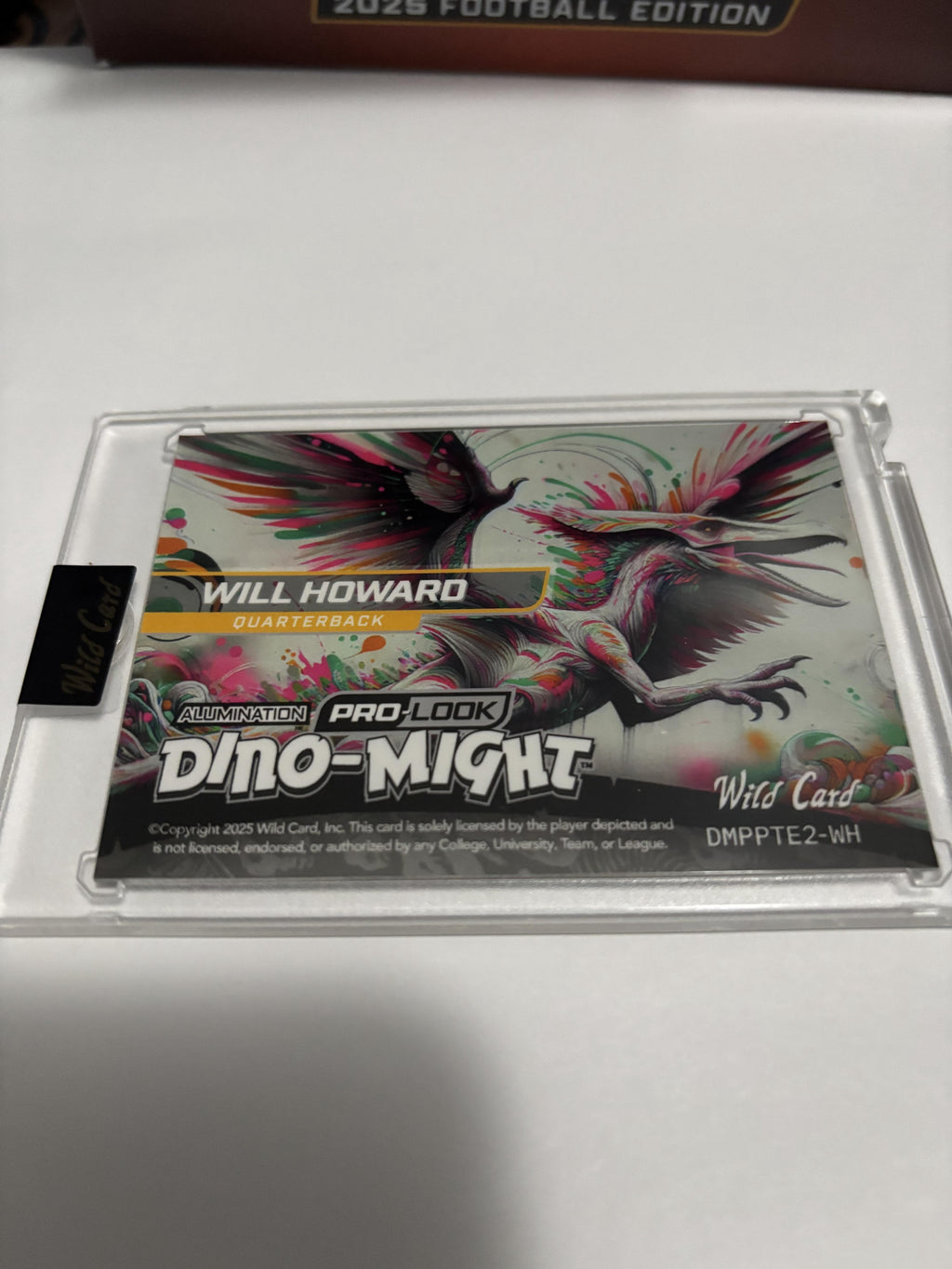 2025 Wild Card Alumination Dino-Might Will Howard Pterodactyl /2 SSP Ohio St