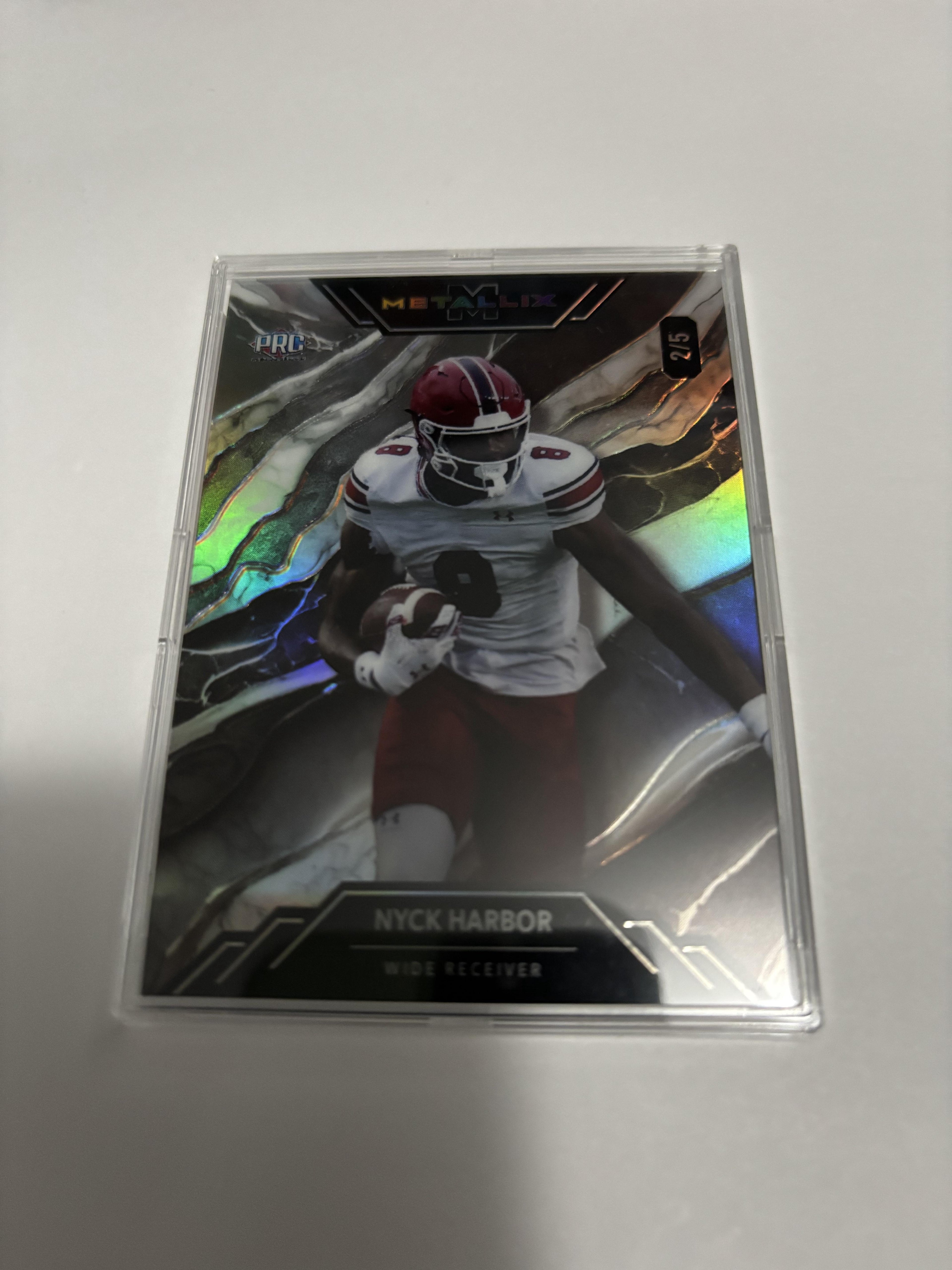 2025 Wild Card Metallix Nyck Harbor Black Prism /5 SSP South Carolina Gamecocks