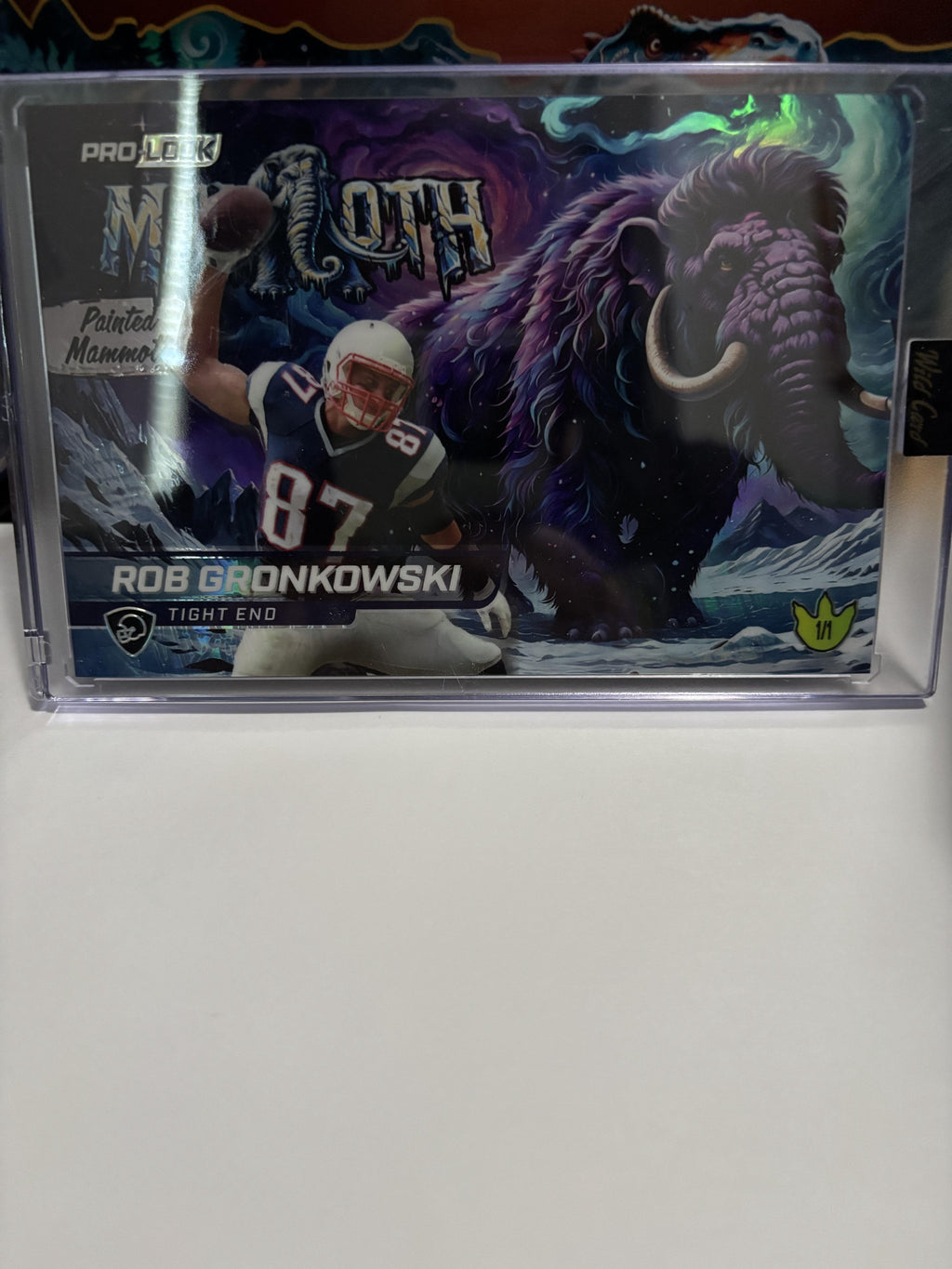 2025 Wild Card Alumination Dino-Might Rob Gronkowski Mammoth 1/1 Patriots Legend