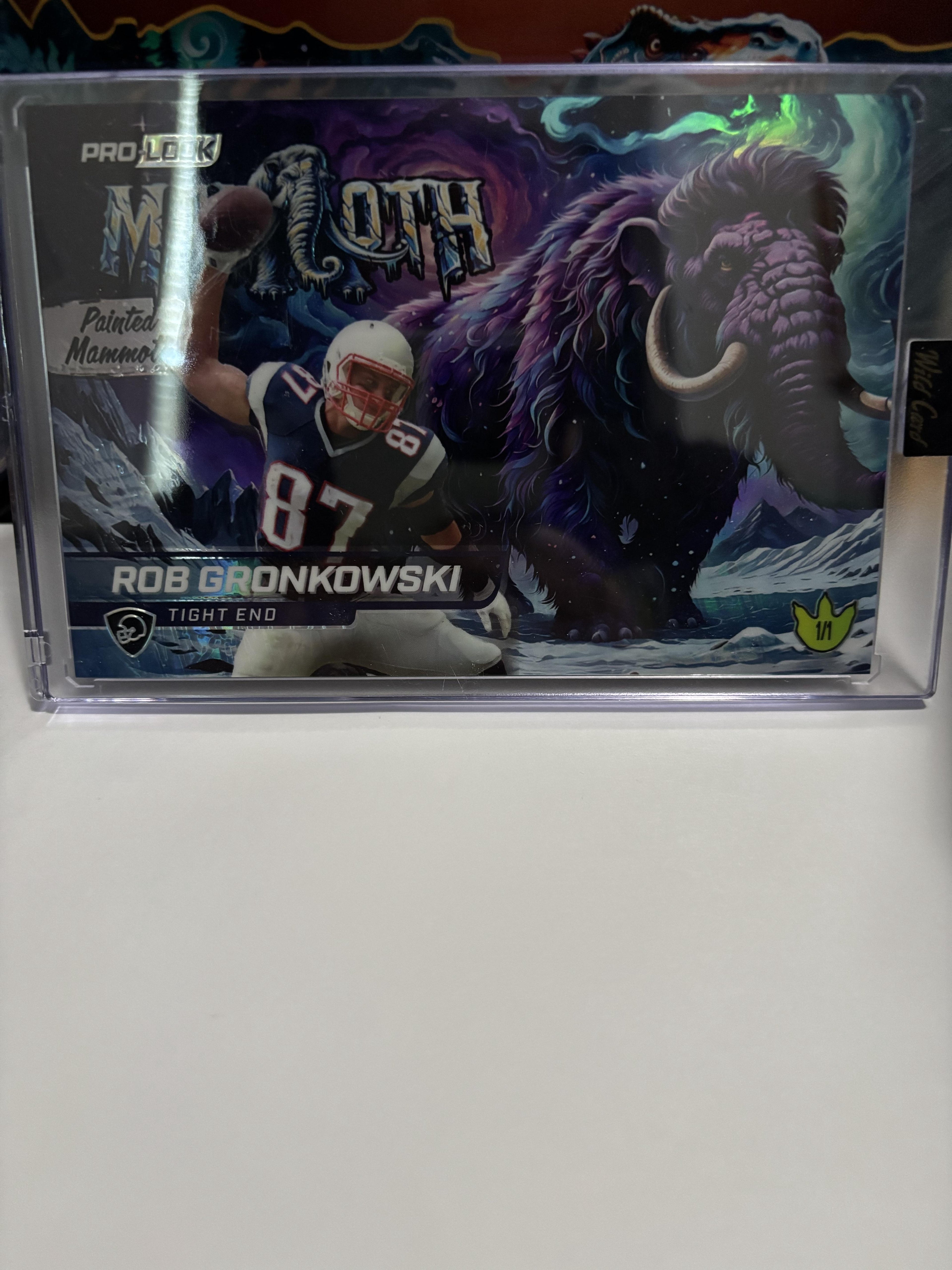 2025 Wild Card Alumination Dino-Might Rob Gronkowski Mammoth 1/1 Patriots Legend