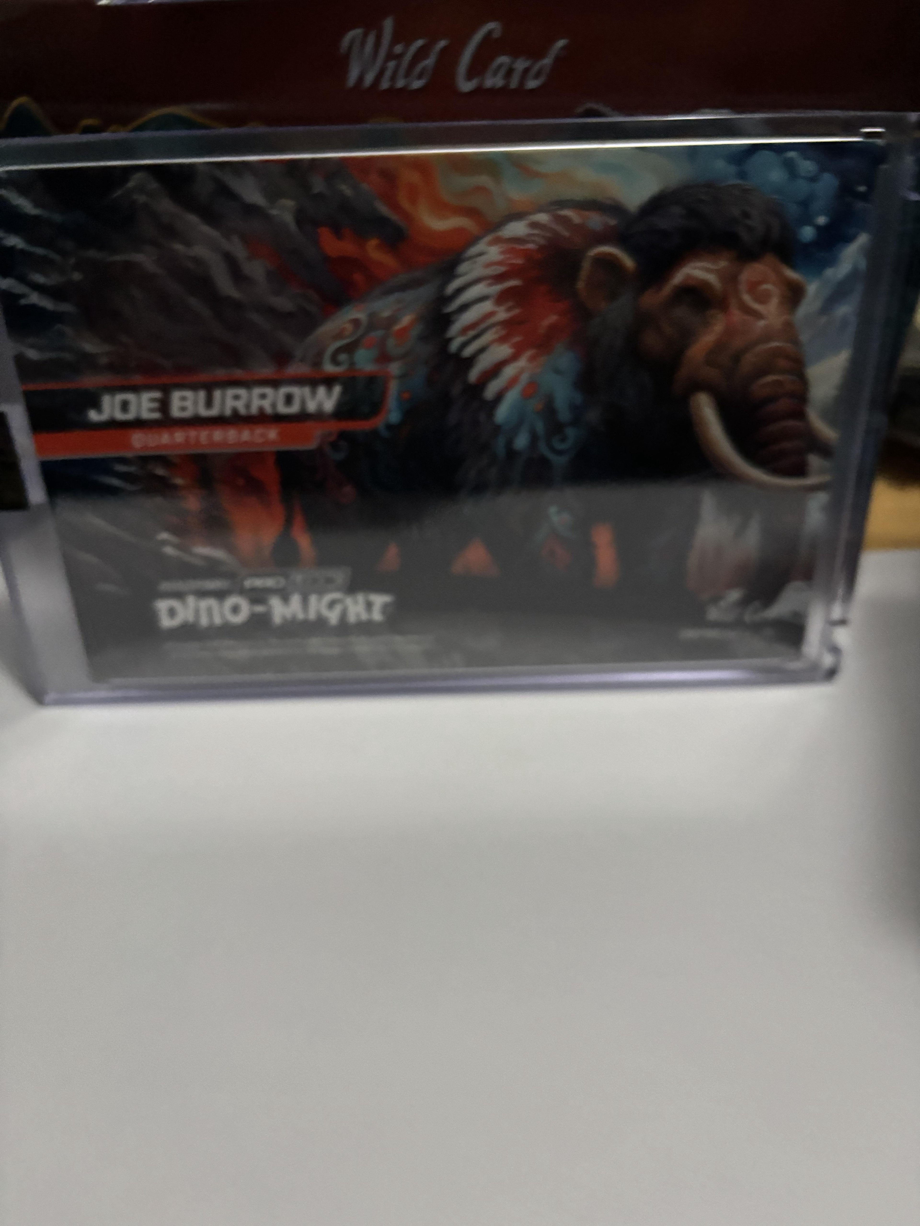2025 Wild Card Alumination Dino-Might Joe Burrow Painted Mammoth 1/1 One of One