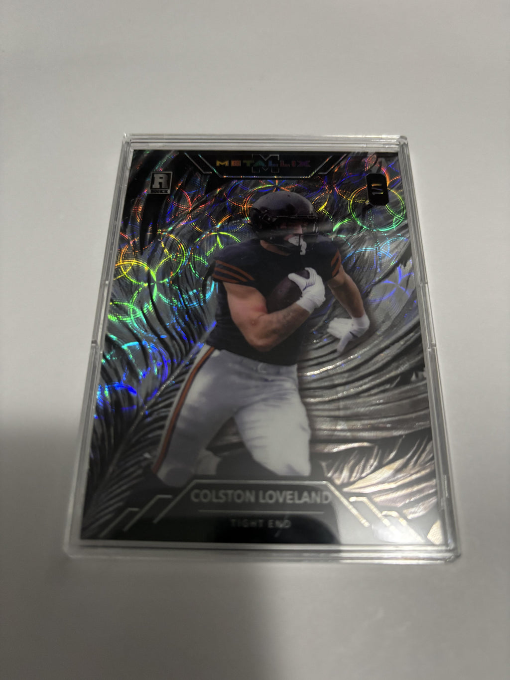 2025 Wild Card Metallix COLSTON LOVELAND Black Swirl 1/1 One of One Michigan TE