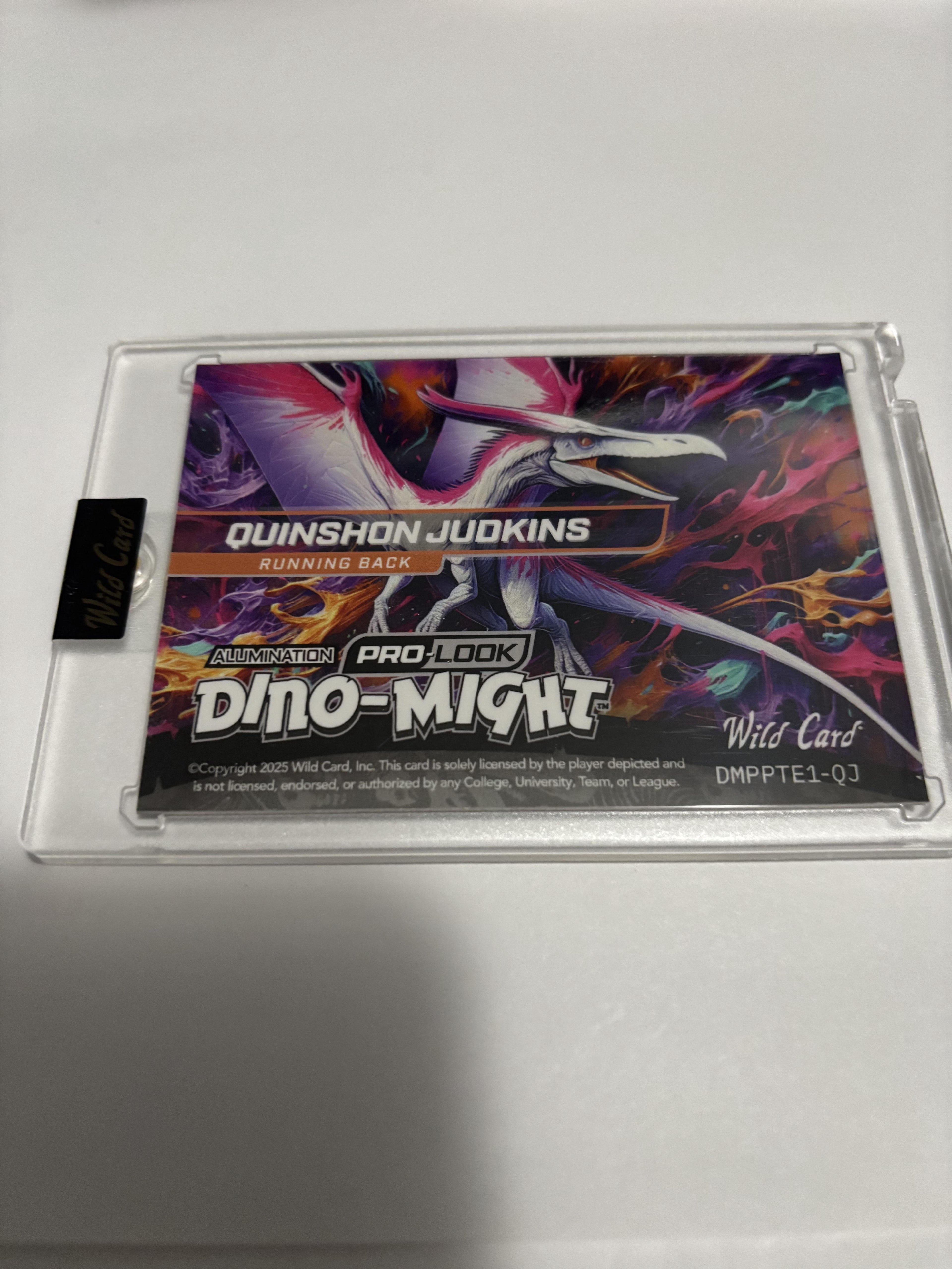 2025 Wild Card Alumination Dino-Might QUINSHON JUDKINS Raptor Holo /10 Ohio St