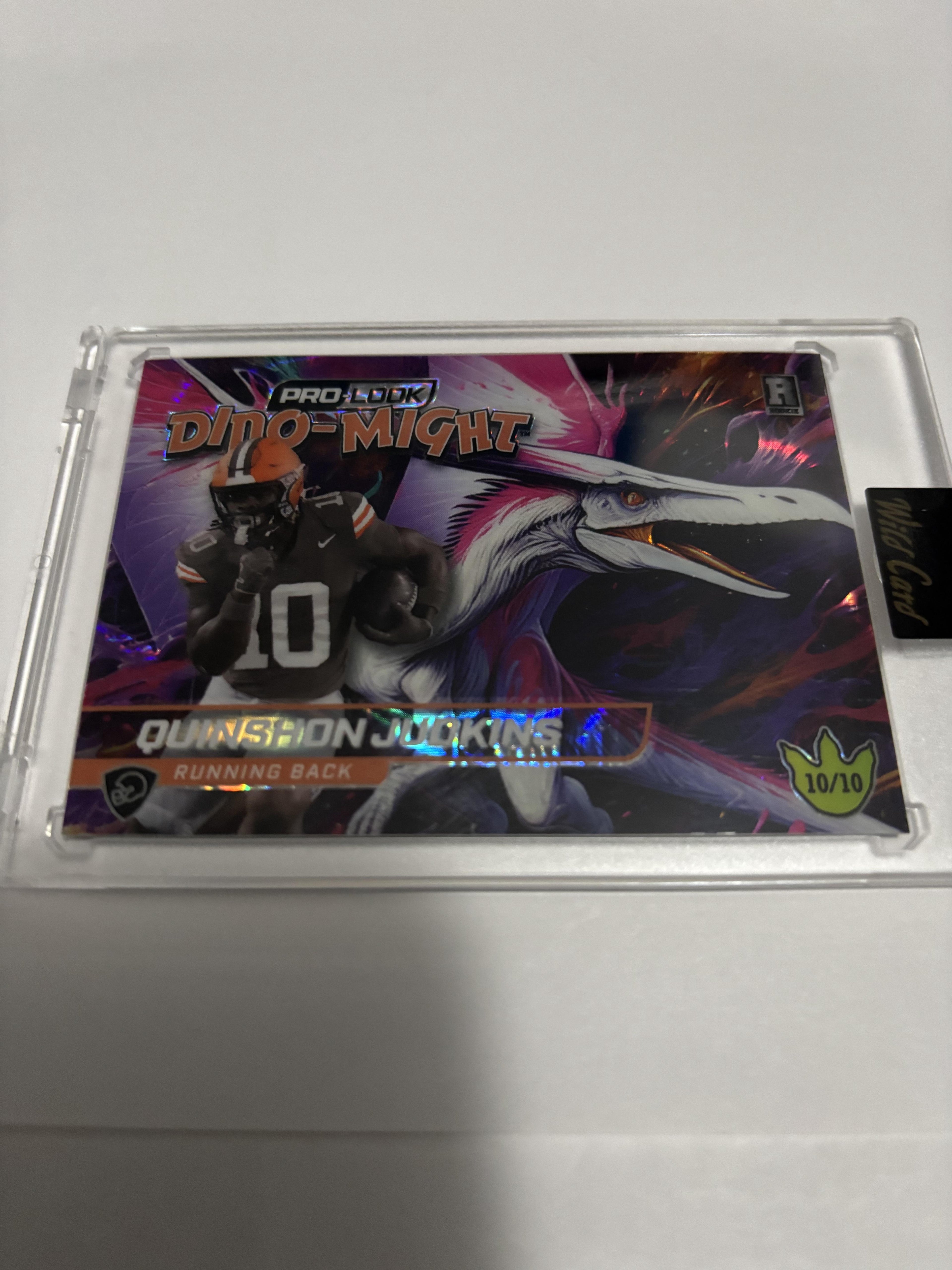 2025 Wild Card Alumination Dino-Might QUINSHON JUDKINS Raptor Holo /10 Ohio St