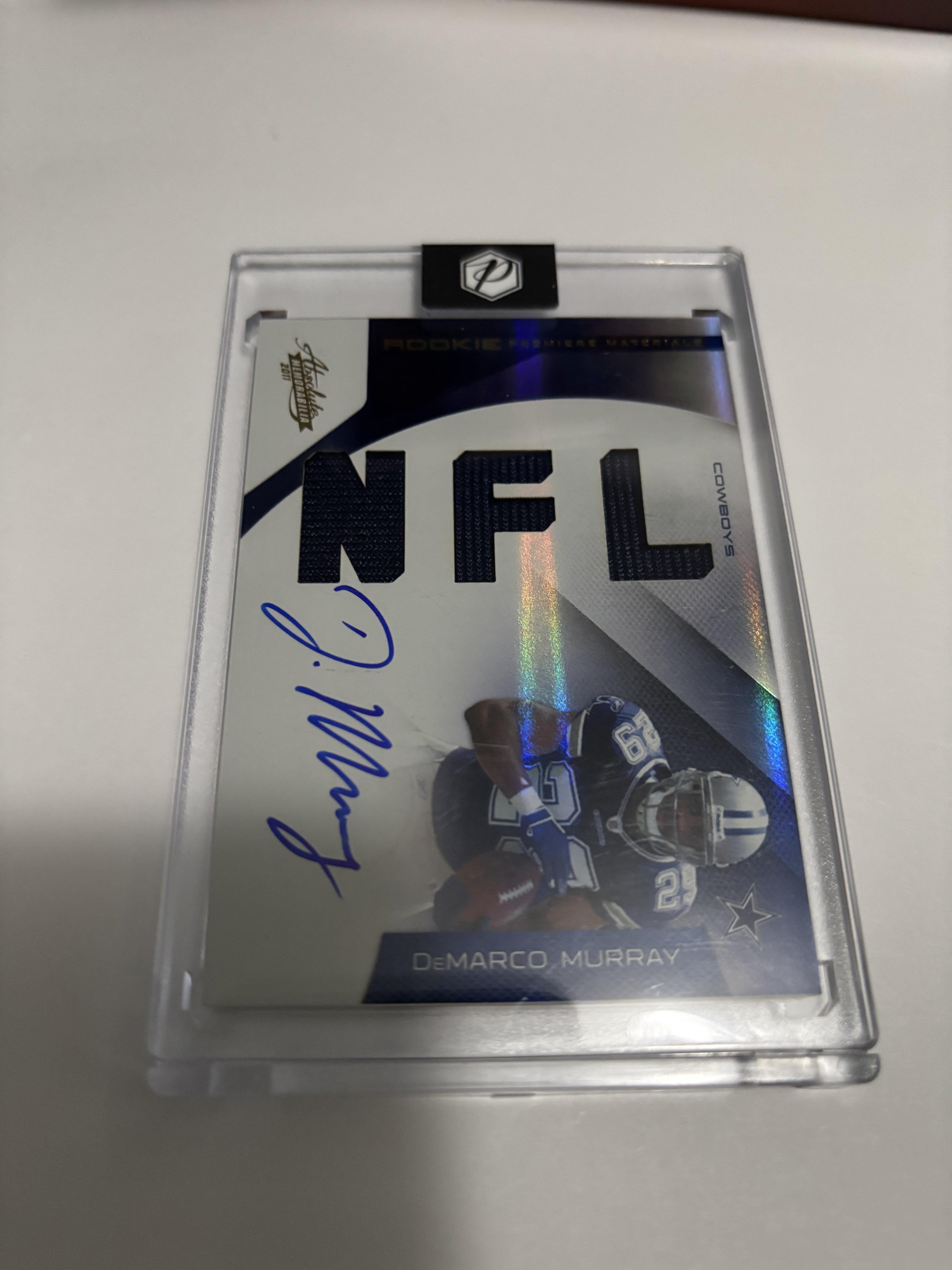 2011 Panini Absolute DeMarco Murray RPA Rookie Patch Auto /299 RC Cowboys Jersey