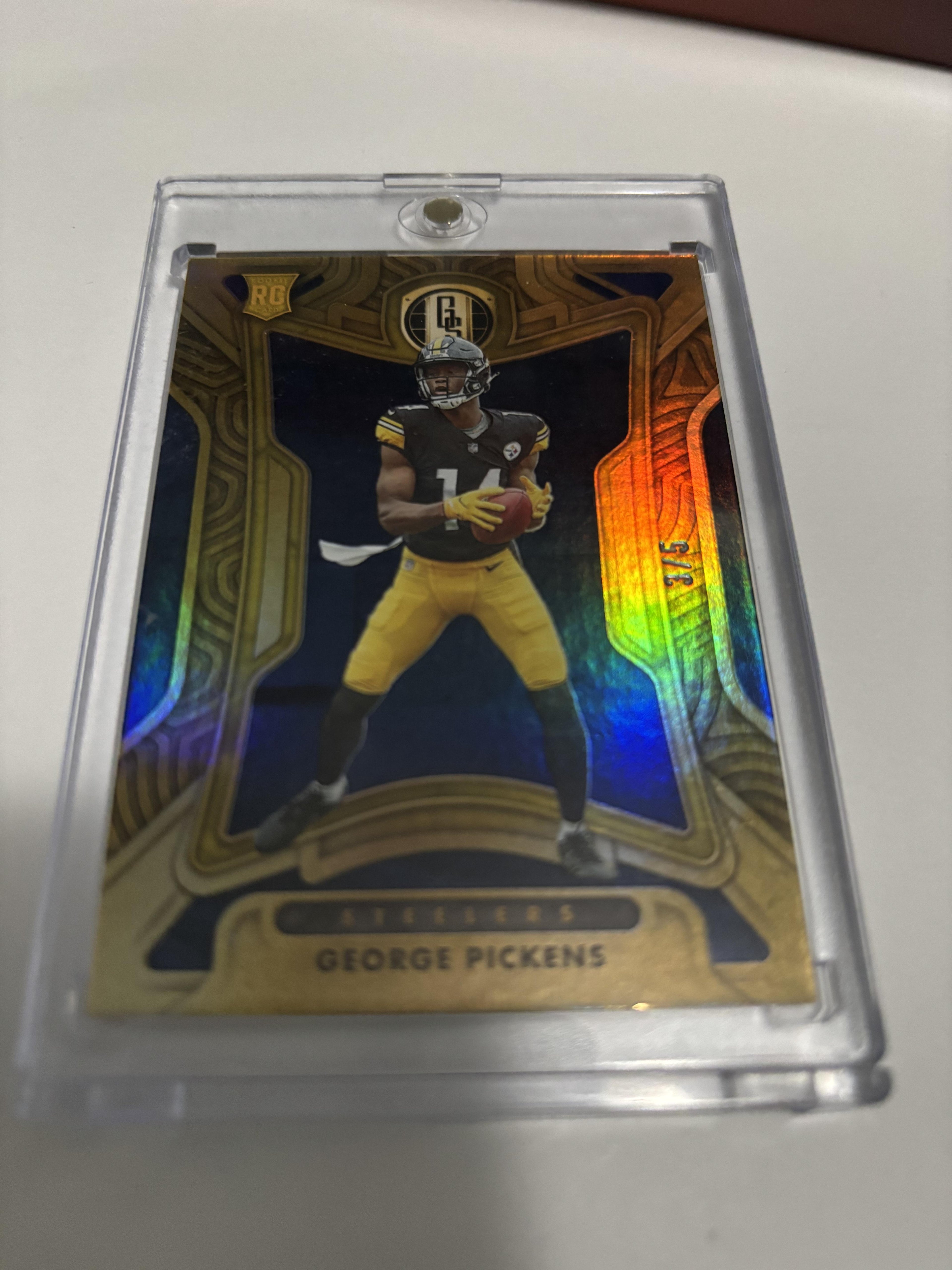 2022 Panini Gold Standard GEORGE PICKENS Emerald /5 RC Rookie Low Numbered SP