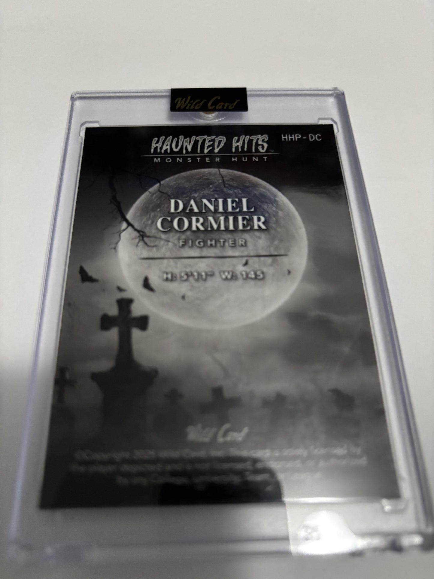 2025 Wild Card Haunted Hits Daniel Cormier Monster Hunt Green Foil /3 SSP Rare