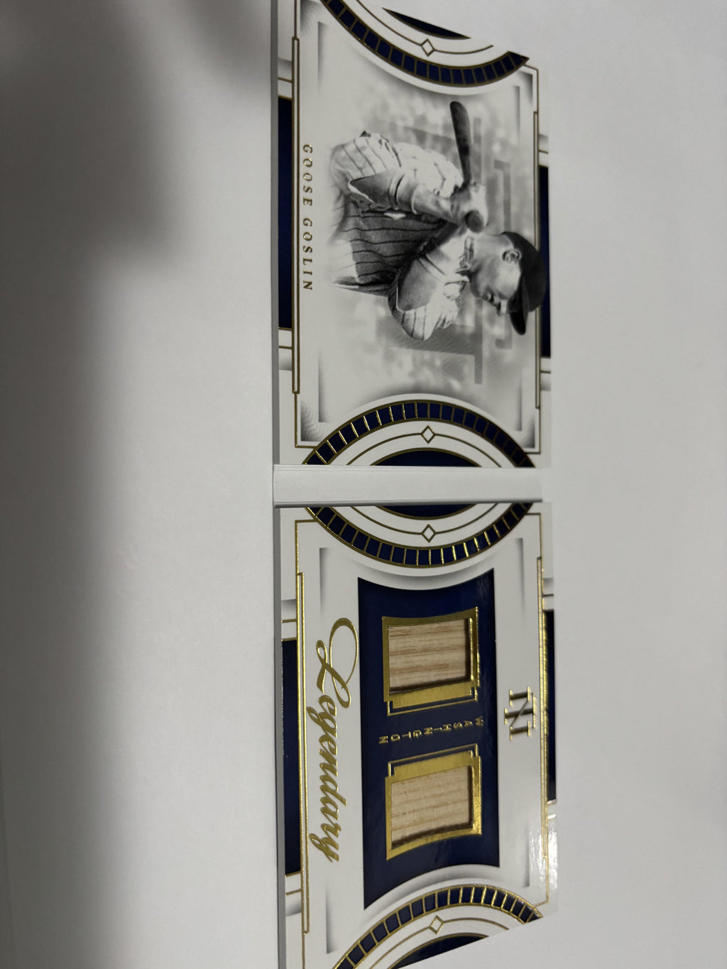 2024 National Treasures Goose Goslin Legendary Materials Booklet Dual Bat /35