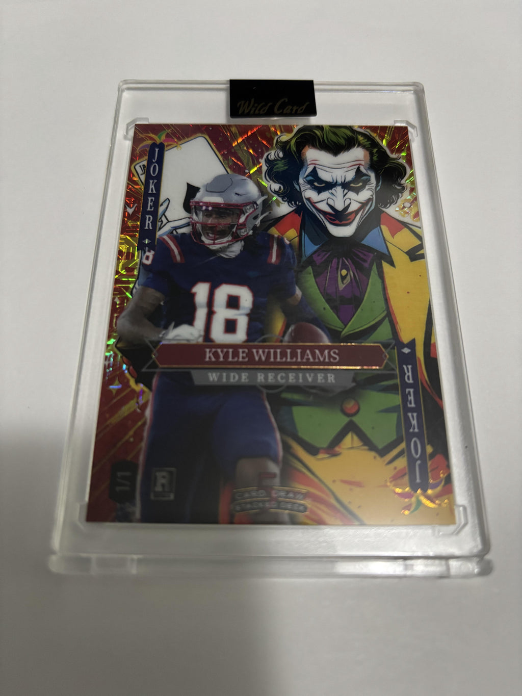 2025 Wild Card 5 Card Draw Kyle Williams Joker 1/1 One of One WR Wash State RC