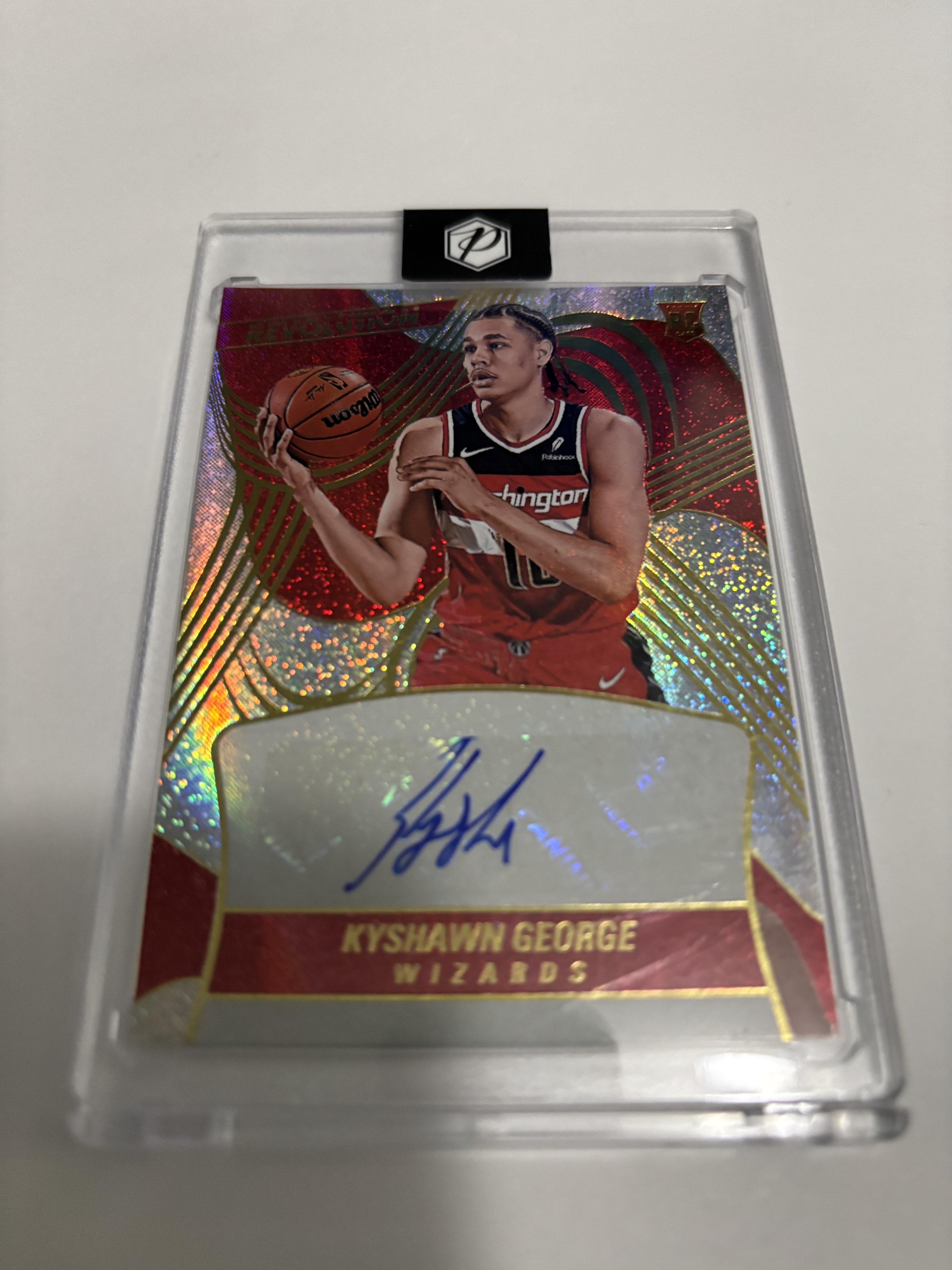 2024-25 Panini Revolution Kyshawn George Rookie Autograph Auto RC Wizards