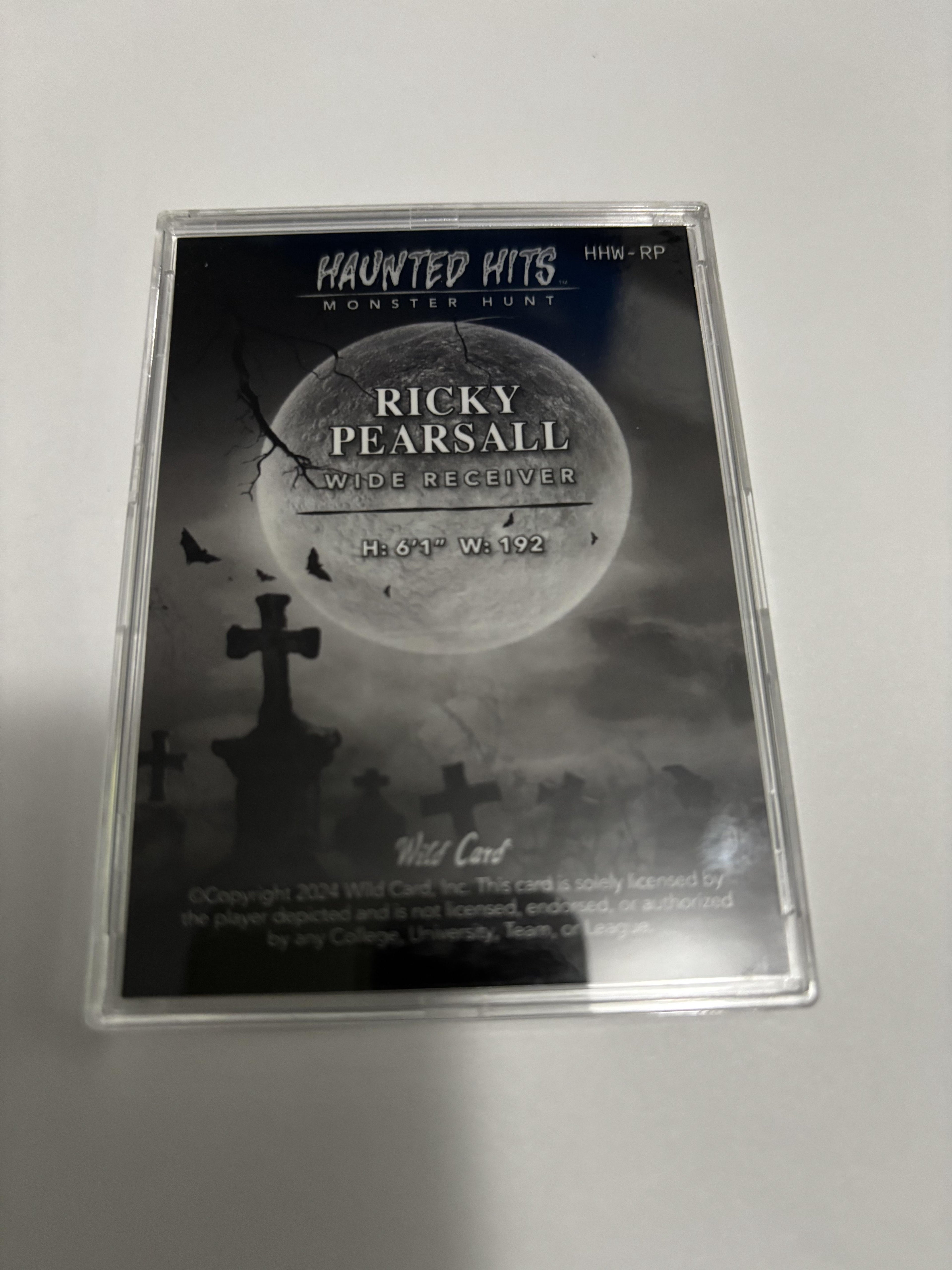 2024 Wild Card Haunted Hits Ricky Pearsall RC Monster Hunt 1/2 49ers Rookie