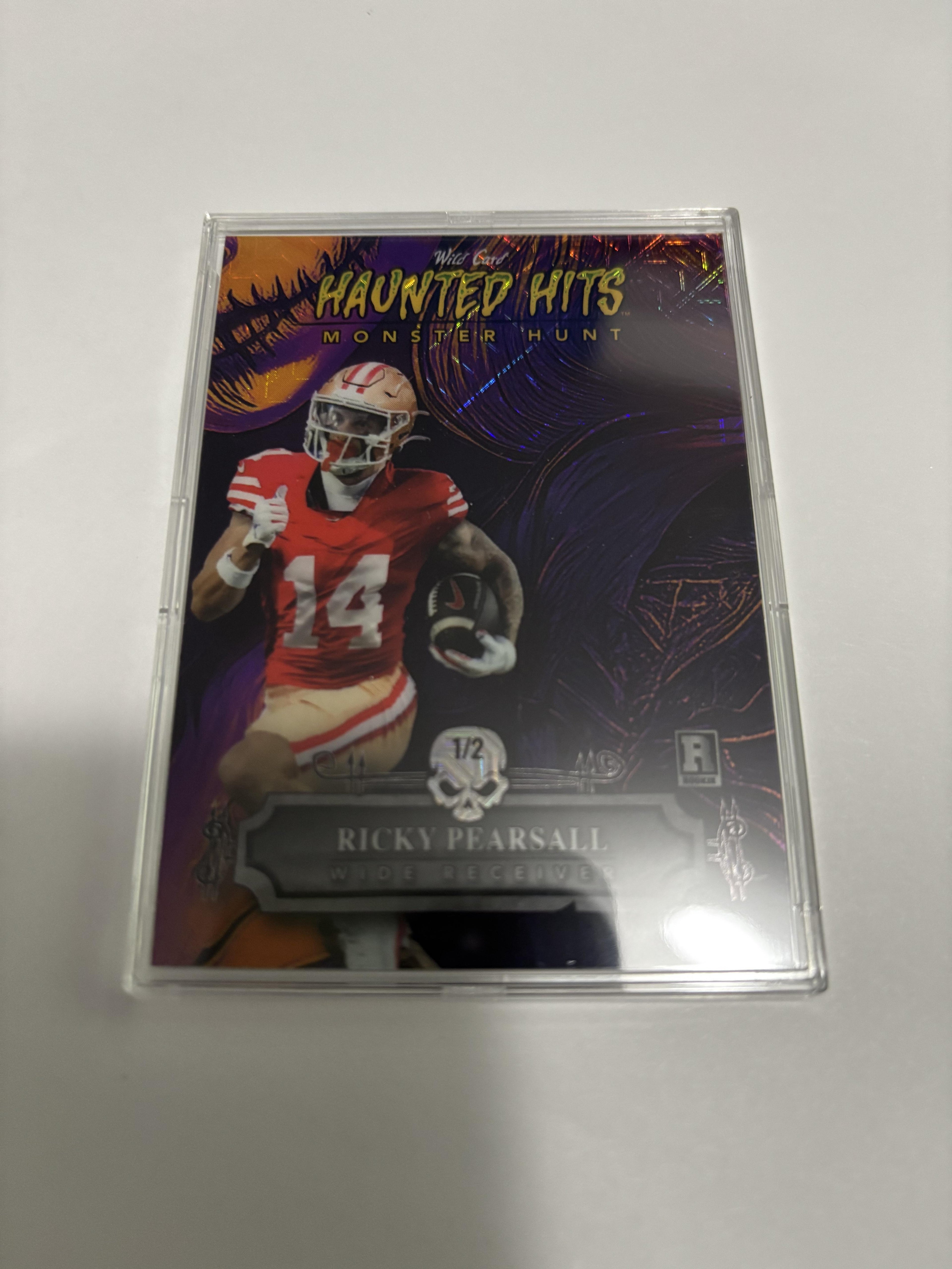 2024 Wild Card Haunted Hits Ricky Pearsall RC Monster Hunt 1/2 49ers Rookie