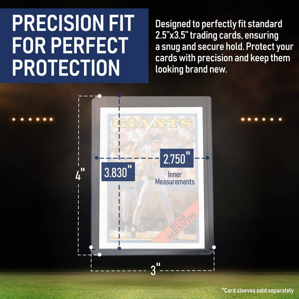 100 Pack 100PT Thick Toploaders for Sports & TCG Cards - Premium Rigid Protection for Memorabilia Cards