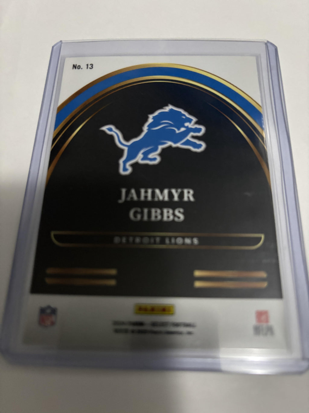 2024 Panini Select Jahmyr Gibbs Future Lions #13 Detroit Lions