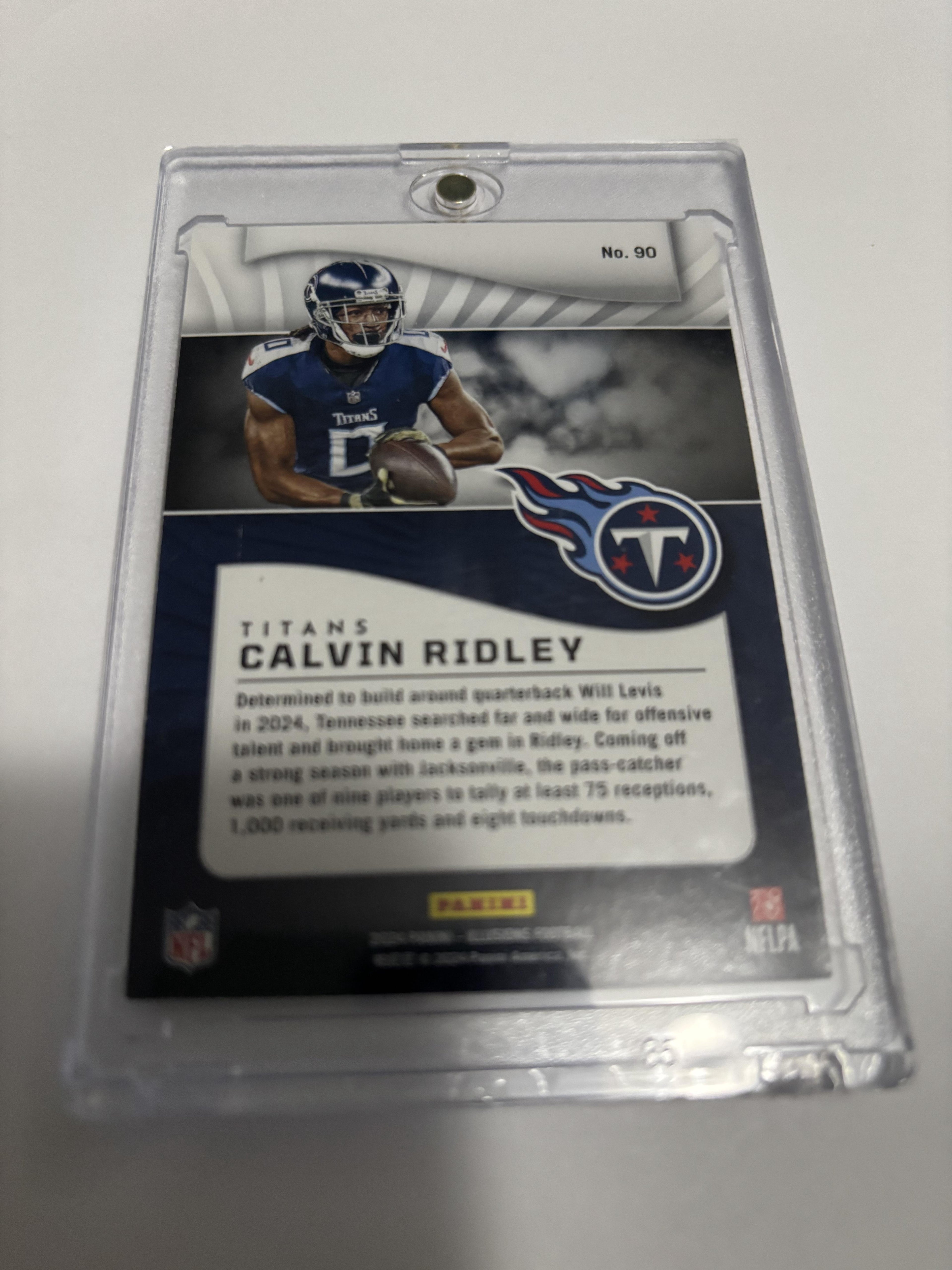 2024 Panini Illusions Calvin Ridley Pink Parallel #90 /299 Titans