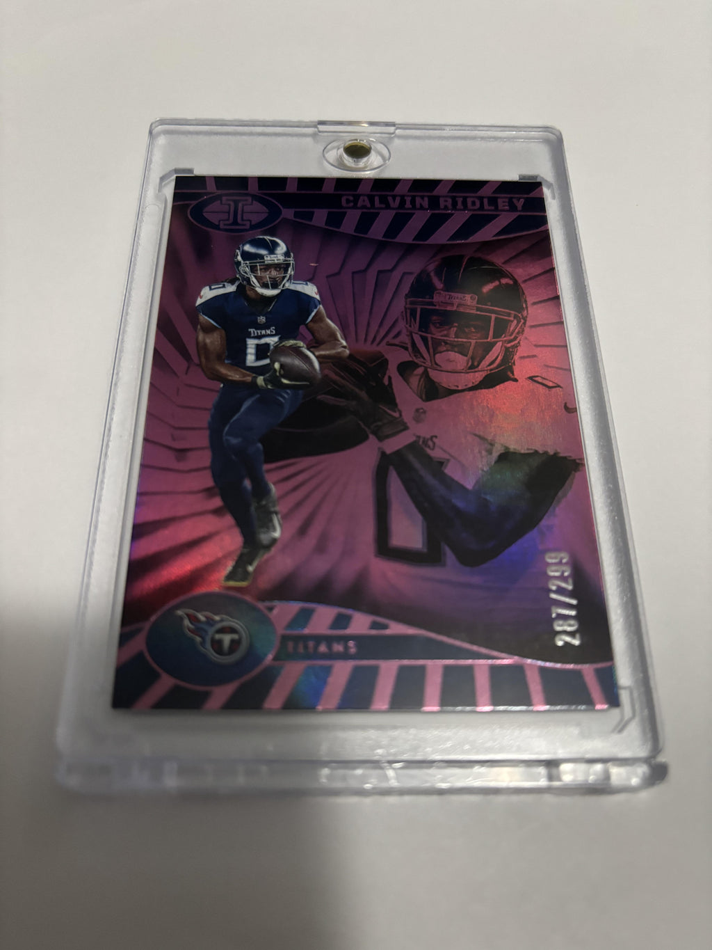 2024 Panini Illusions Calvin Ridley Pink Parallel #90 /299 Titans