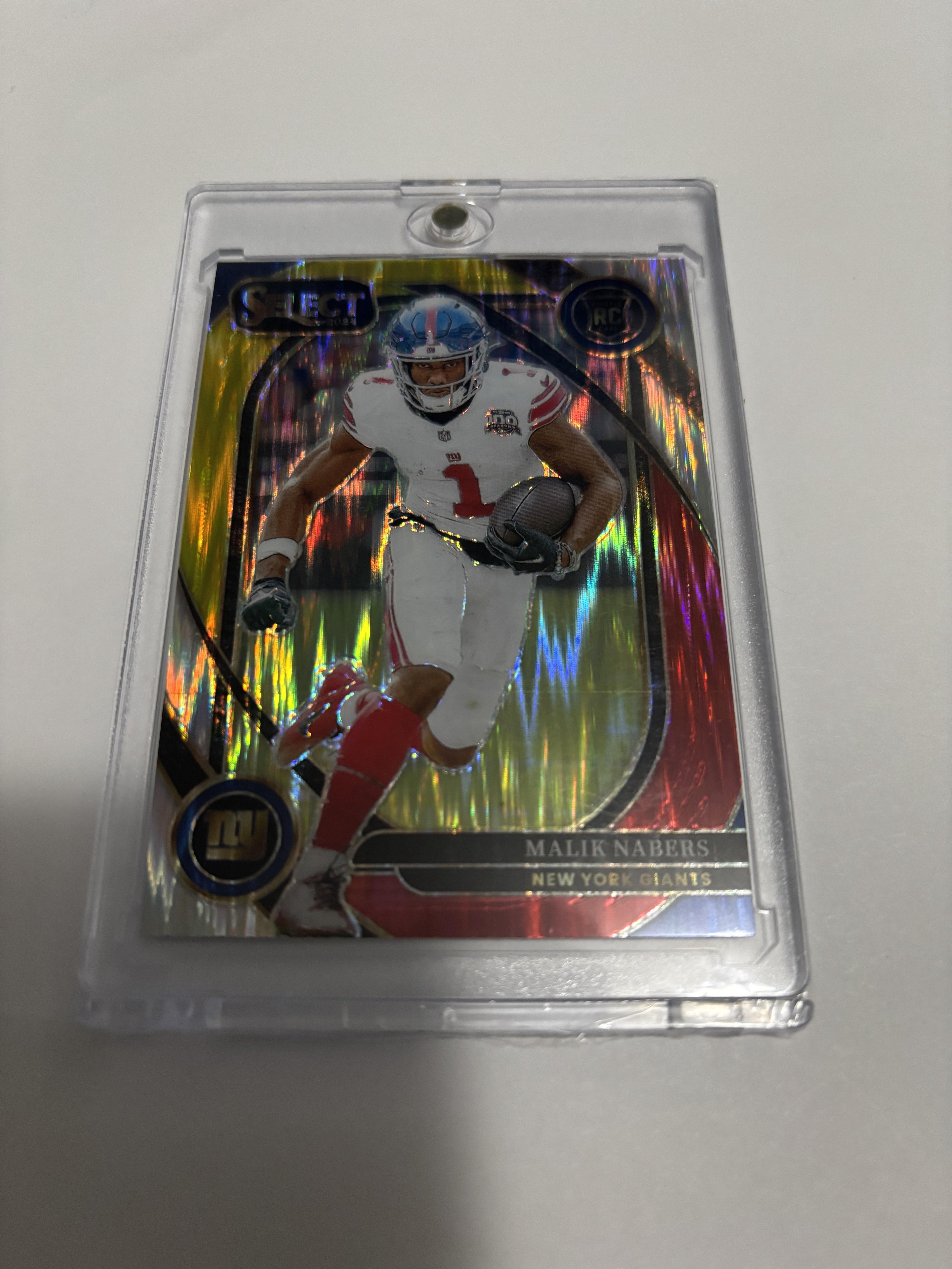 2024 Panini Select Malik Nabers RC Club Level Prizm #220 NY Giants Rookie