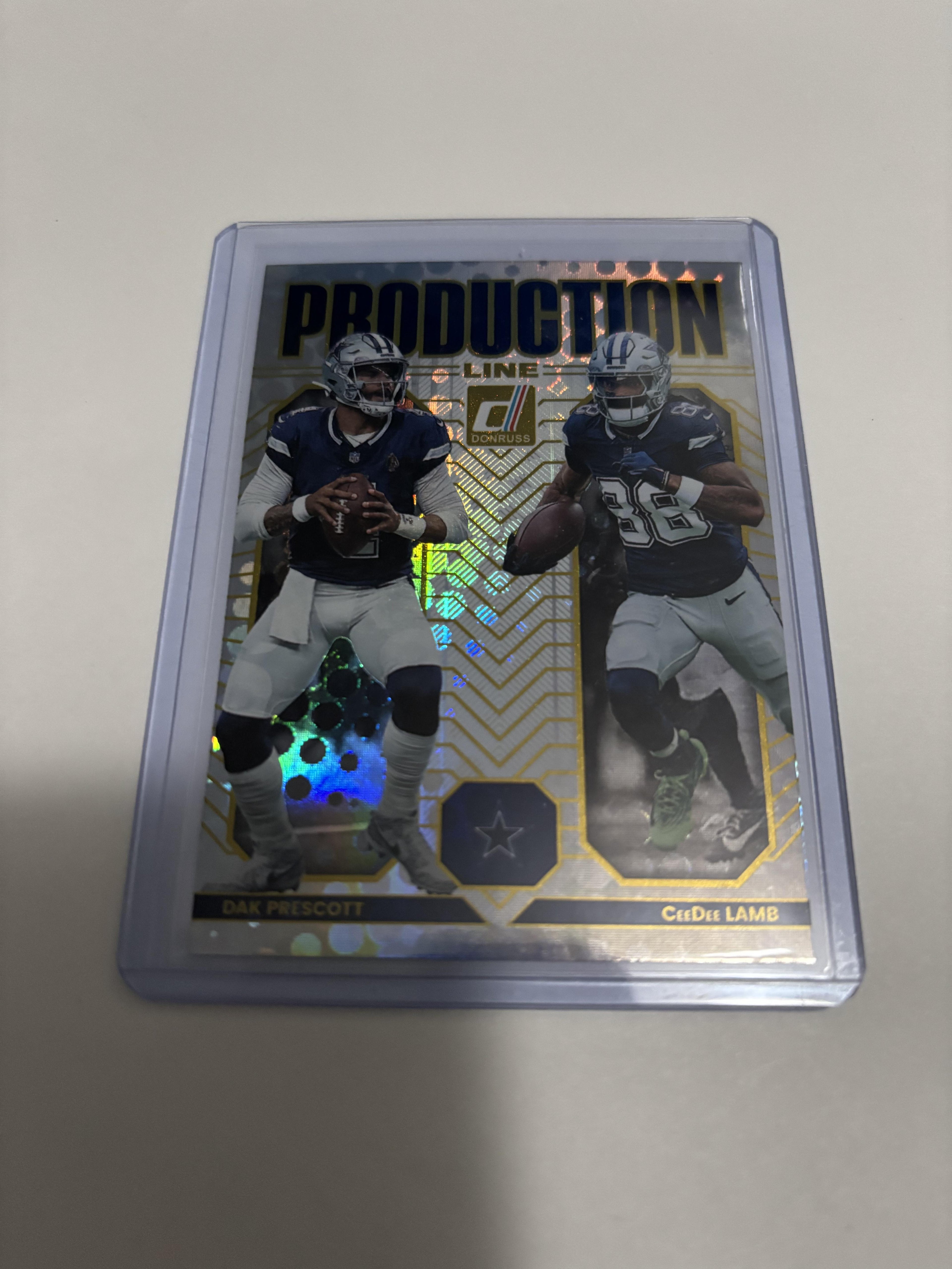 2025 Panini Donruss Dak Prescott CeeDee Lamb Production Line #3