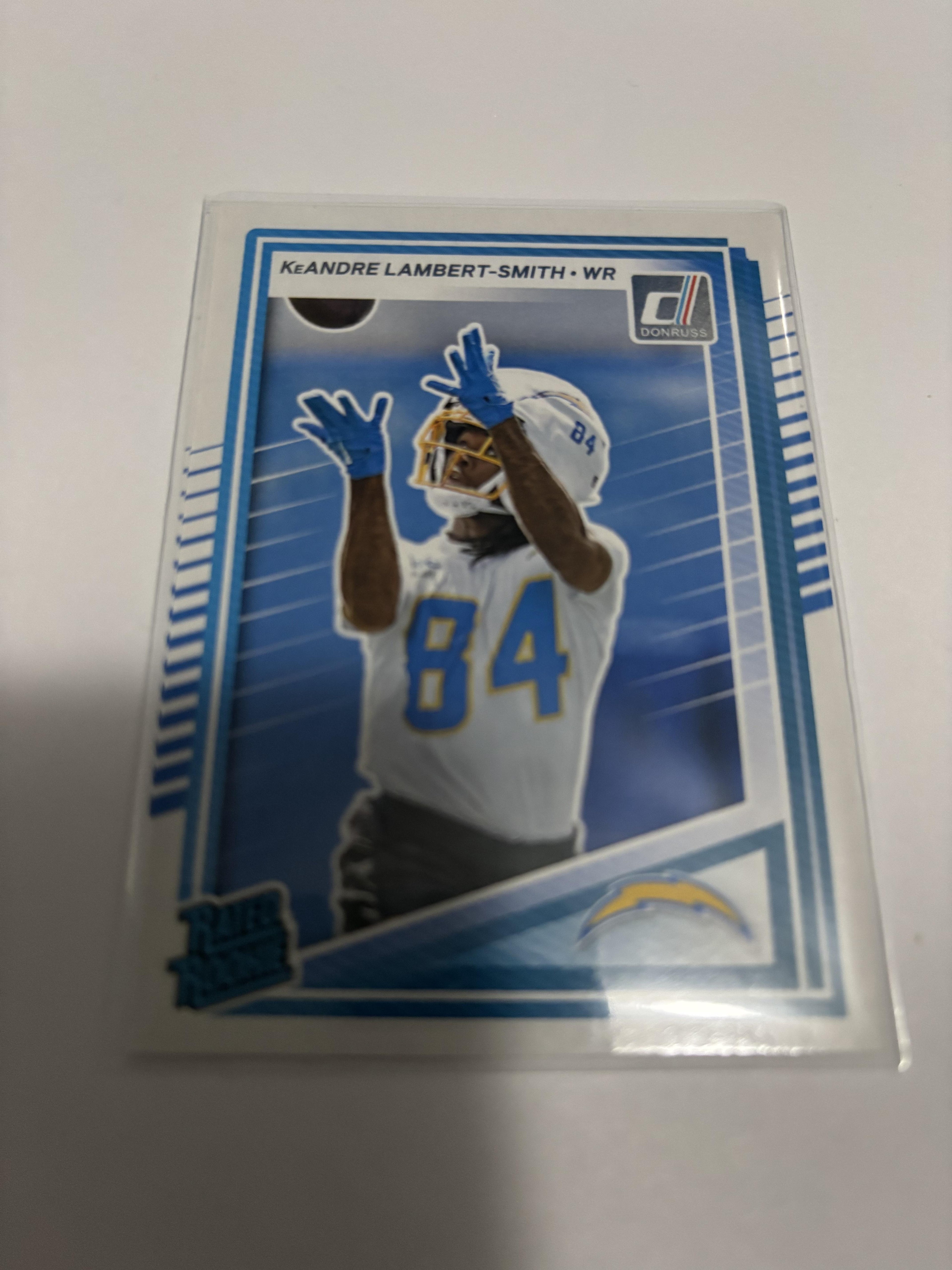 2025 Panini Donruss KeAndre Lambert-Smith Rated Rookie RC Chargers #367