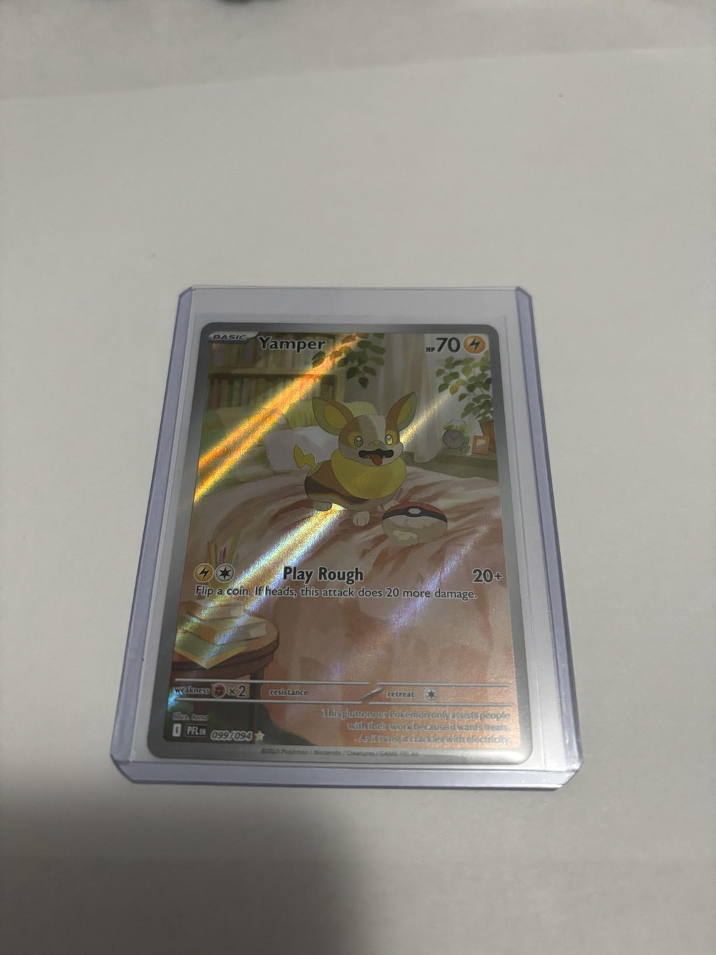 Yamper 099/094 Illustration Rare Phantasmal Flames PFL NM Pokémon TCG 2025