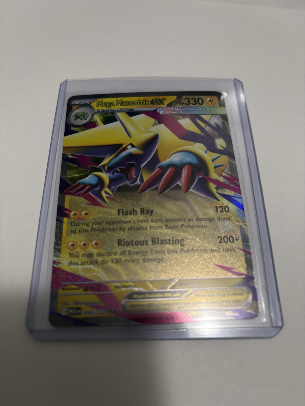 Mega Manectric ex 050/132 Double Rare Pokemon TCG SV Megalo Cannon NM