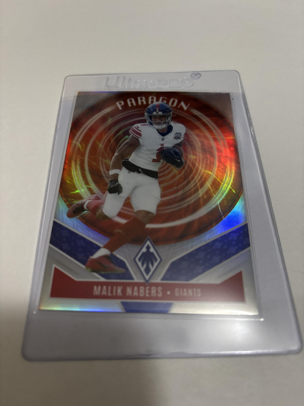 2025 Panini Phoenix Malik Nabers Light Blue Lava RC /325 #143 Giants Rookie