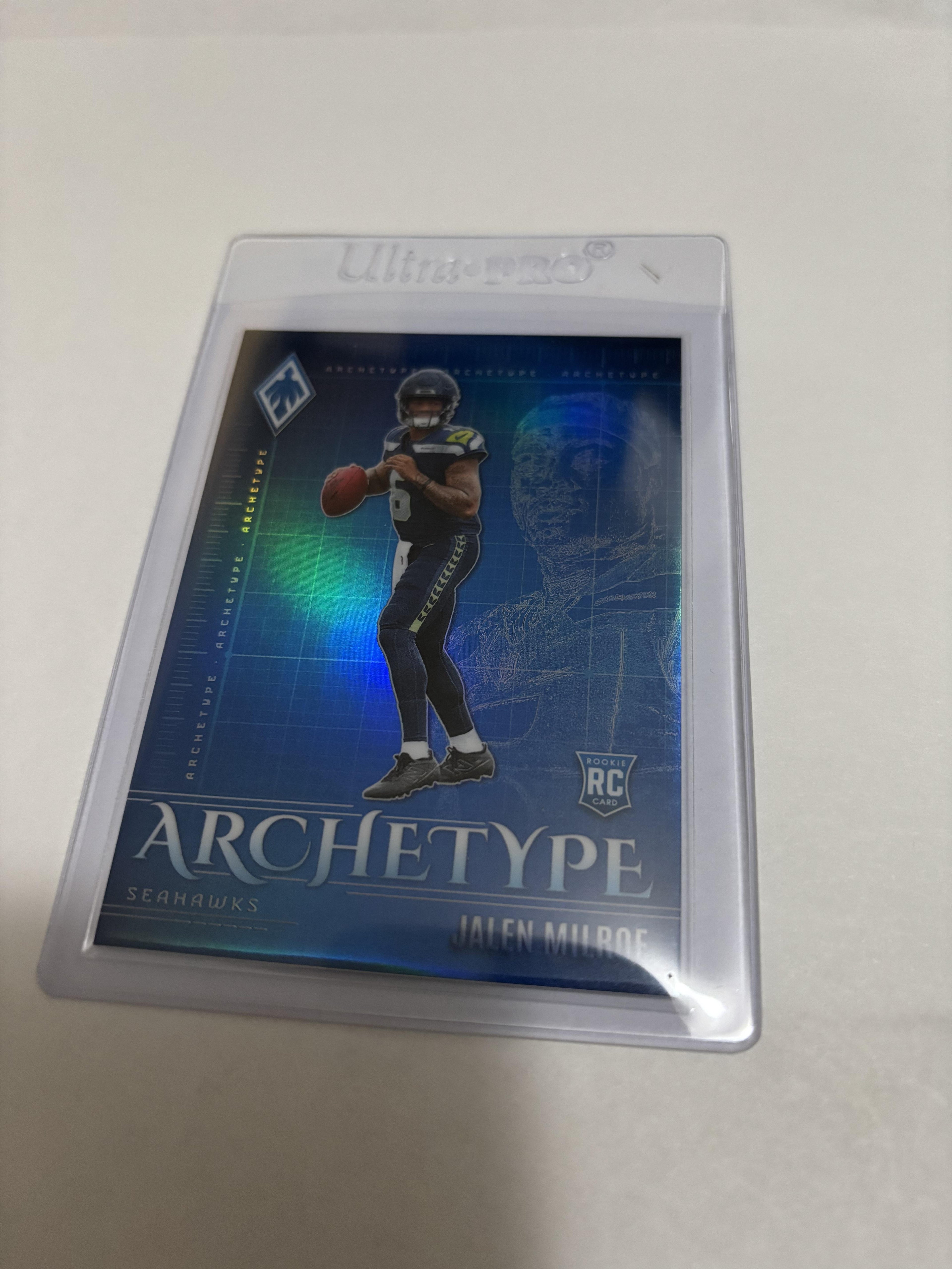 2025 Panini Phoenix Jalen Milroe Archetype RC Rookie #19 Seattle Seahawks