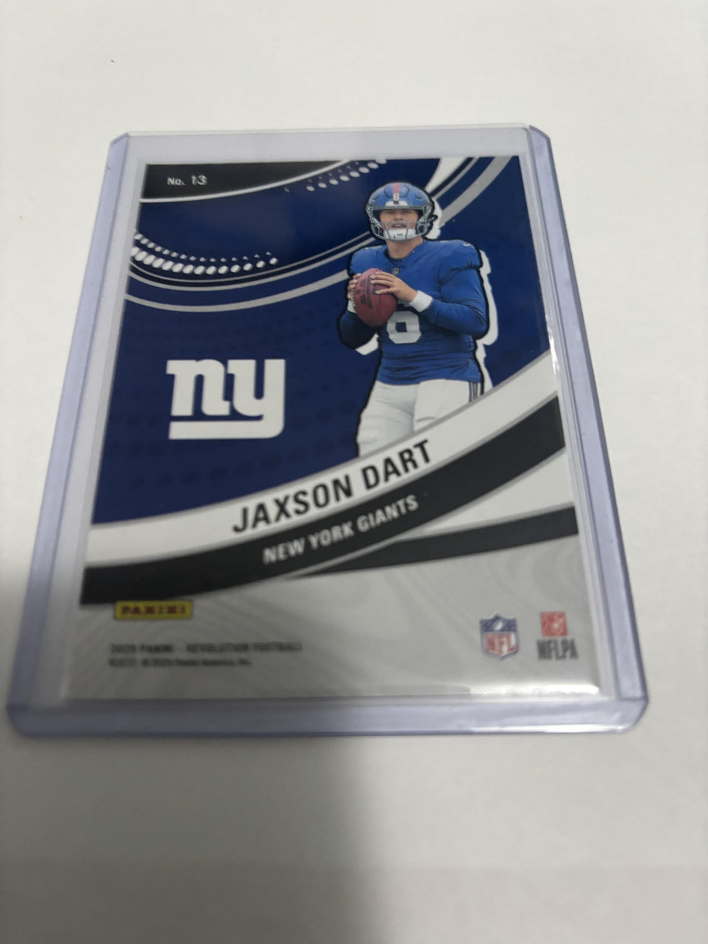 2025 Panini Revolution Jaxson Dart RC #13 New York Giants Futures Rookie