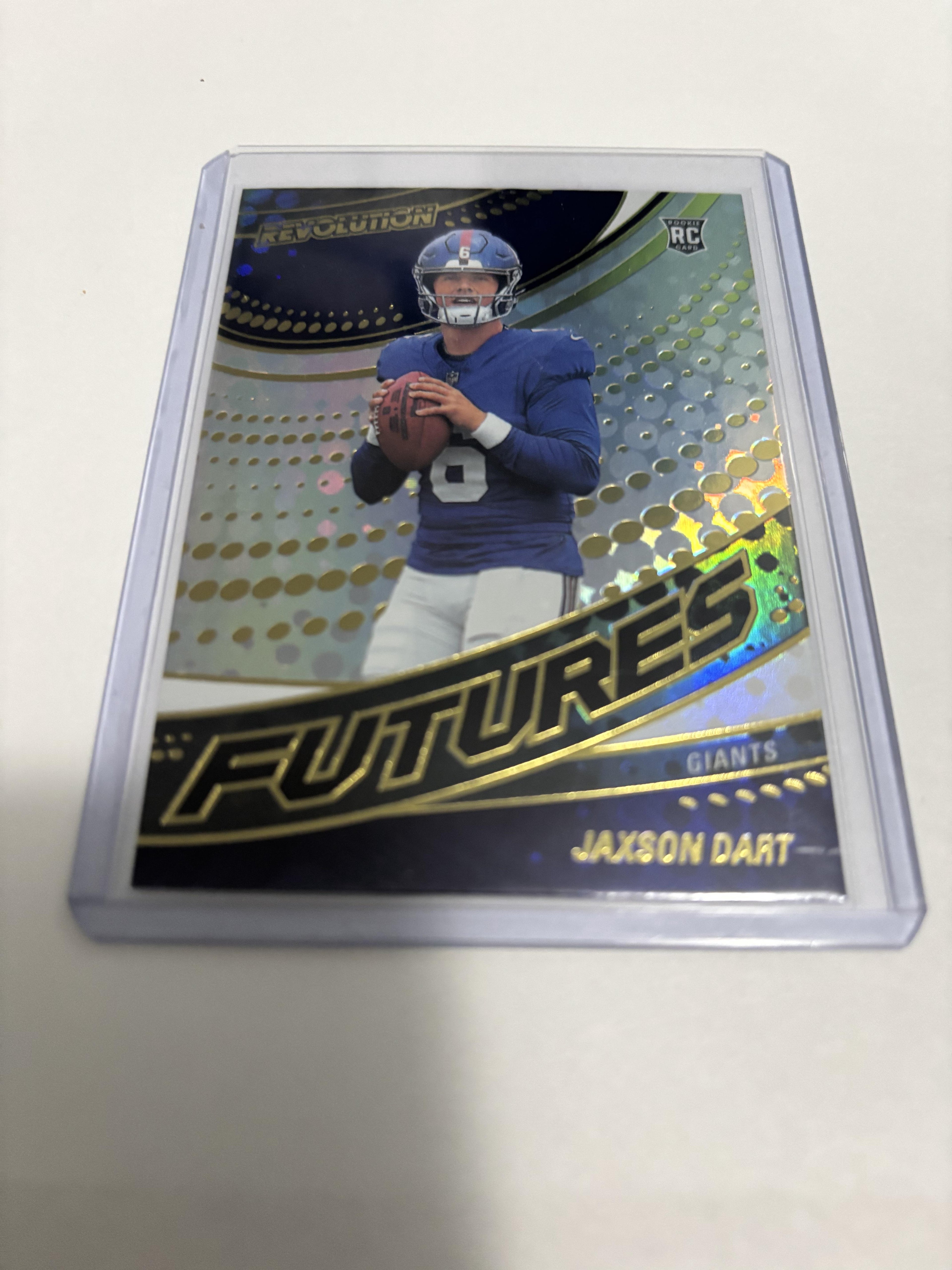 2025 Panini Revolution Jaxson Dart RC #13 New York Giants Futures Rookie