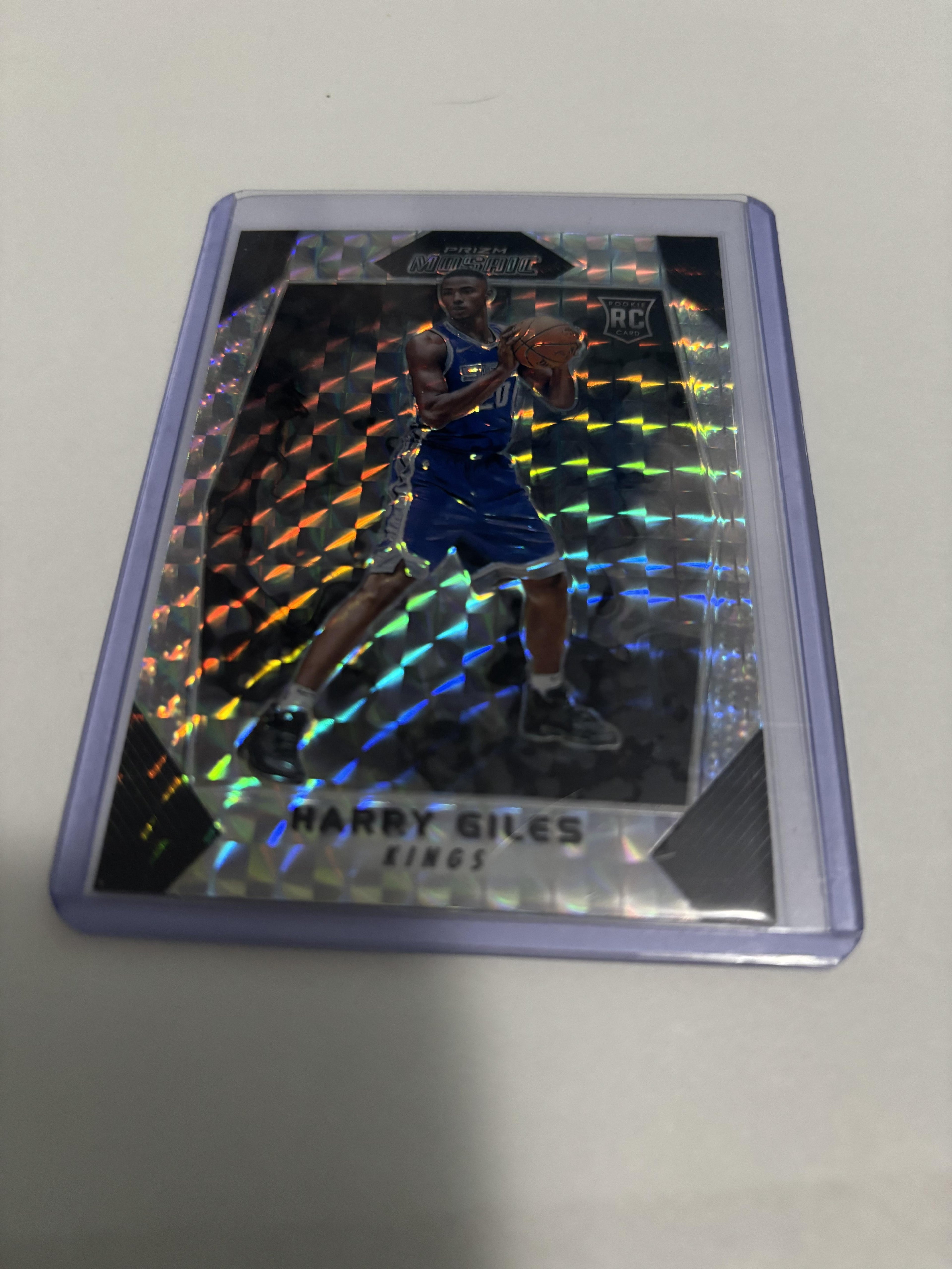 2017-18 Panini Mosaic Harry Giles RC #2 Kings Silver Mosaic Prizm Rookie