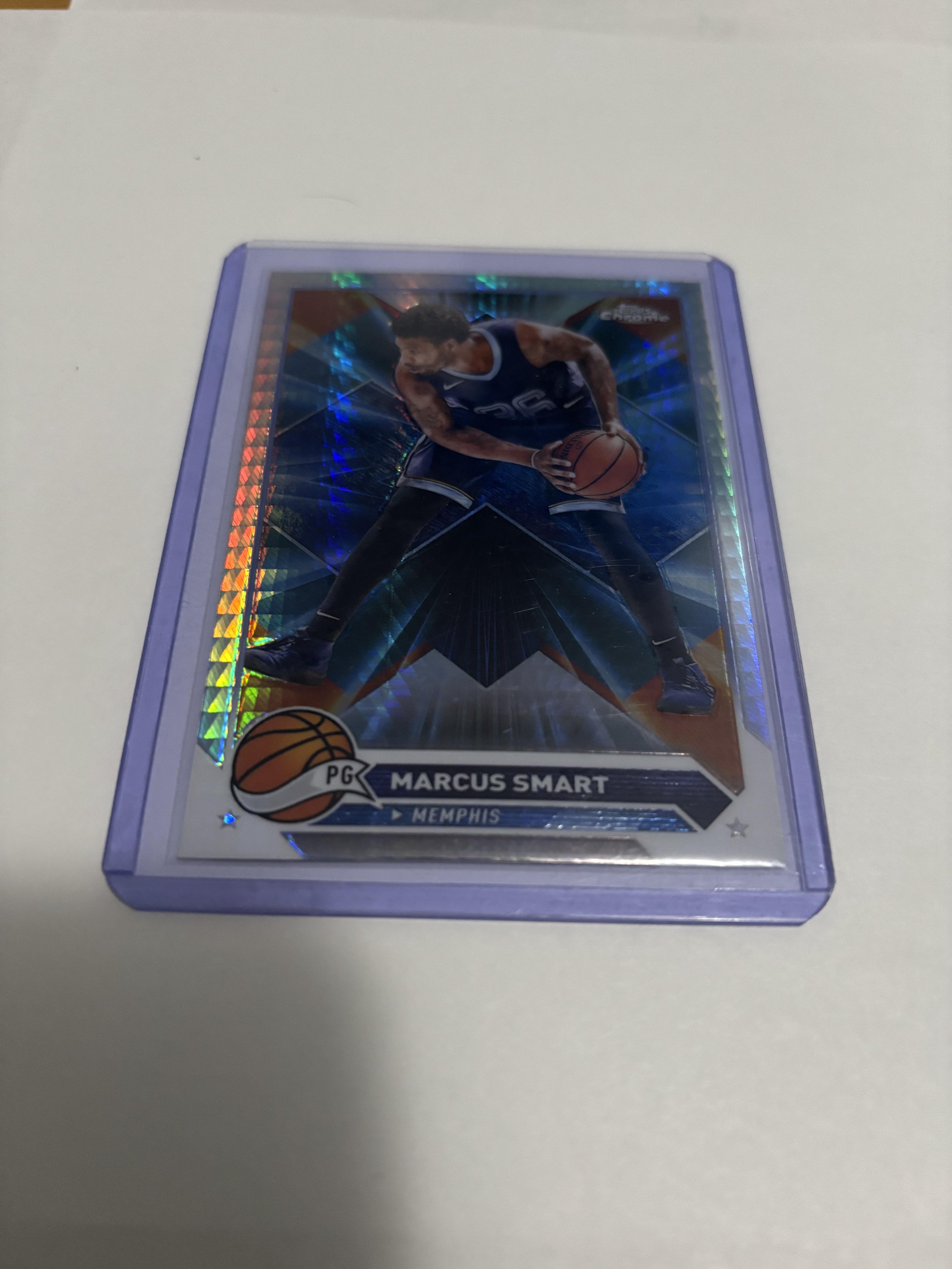 2024 Topps Chrome Marcus Smart #119 Memphis Grizzlies Prizm Refractor SP