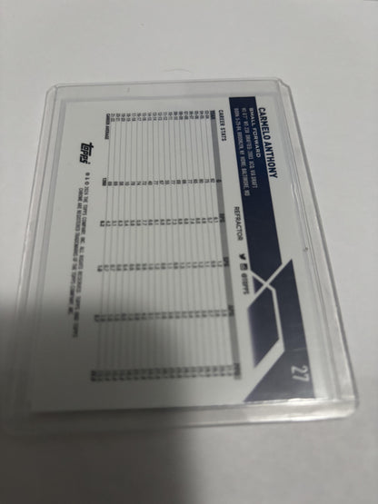 2023-24 Topps Chrome #27 Carmelo Anthony Refractors