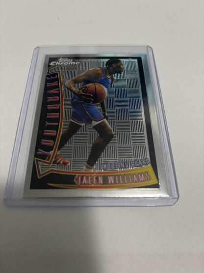 2024 Topps Chrome Jalen Williams Youthquake #YQ-11 OKC Thunder Insert