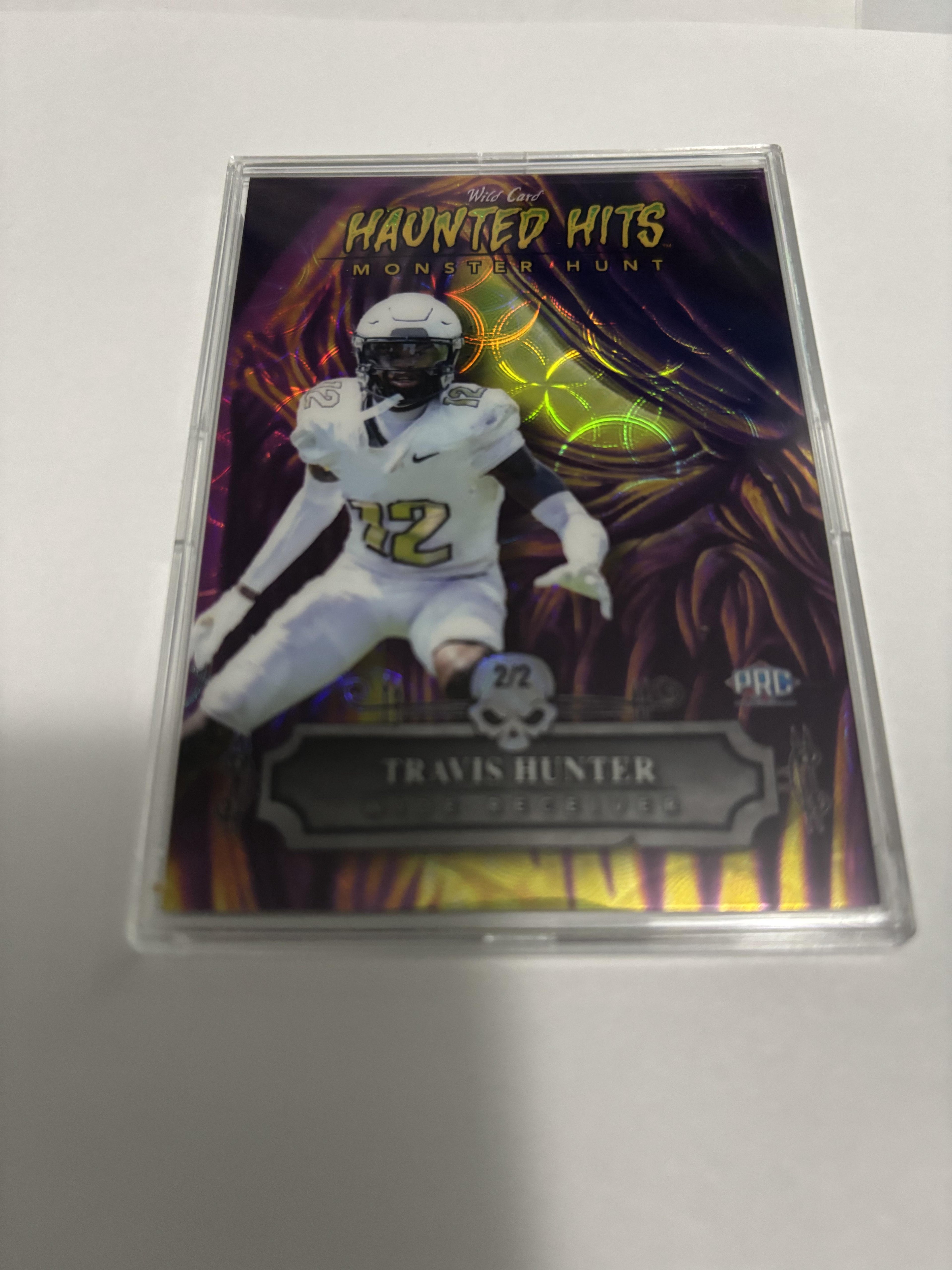 2024 Wild Card Haunted Hits Travis Hunter 2/2 Two Monster Hunt  Colorado