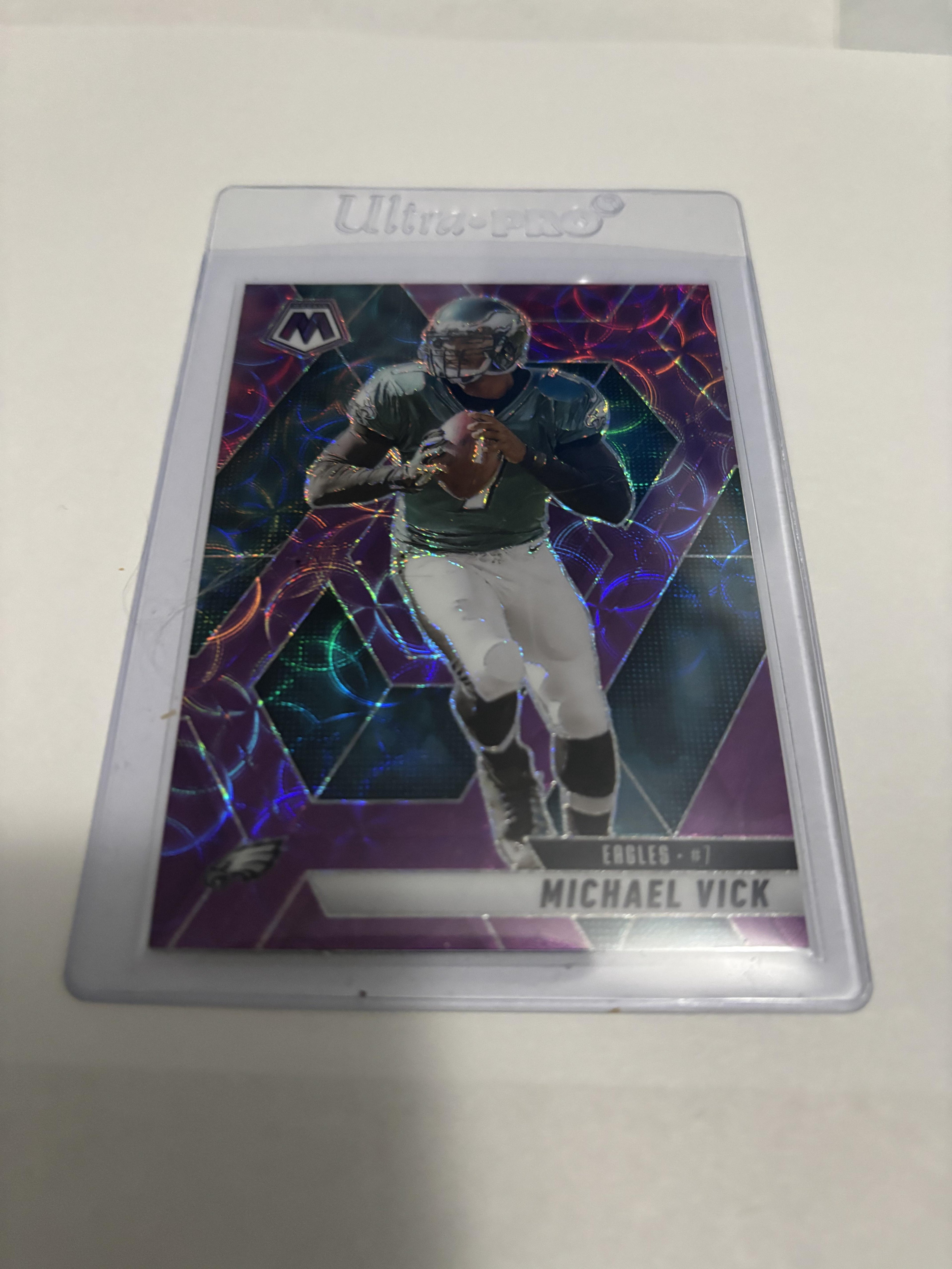 2025 Panini Mosaic Michael Vick Purple Circles Prizm #215 Eagles Rare SSP